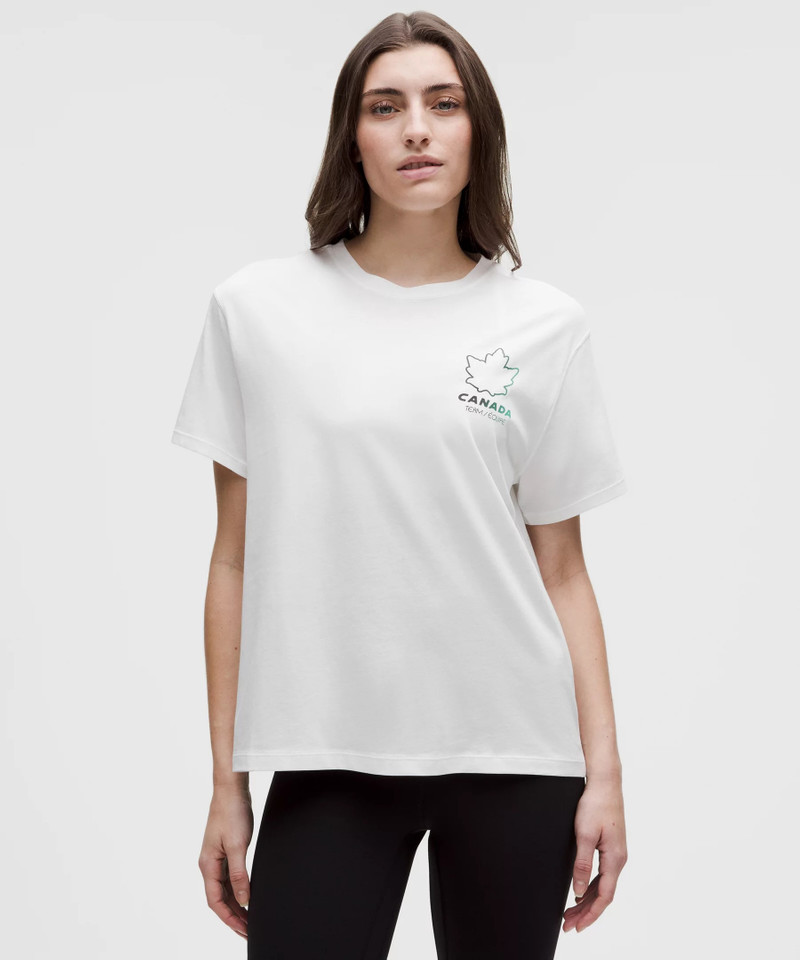 Team Canada Women's Cotton Jersey T-Shirt *COC Logo 1