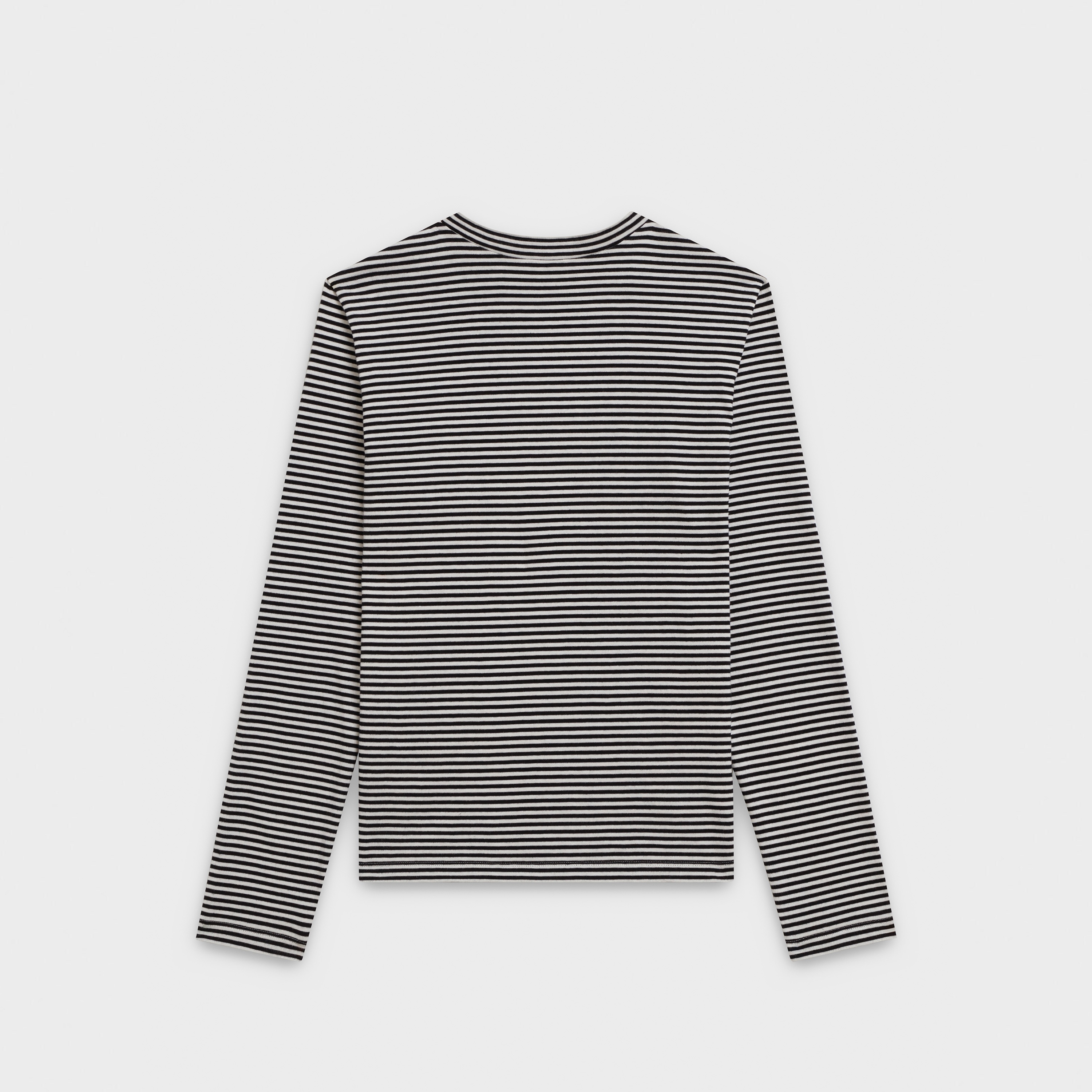 CELINE T-SHIRT IN STRIPED COTTON - 2