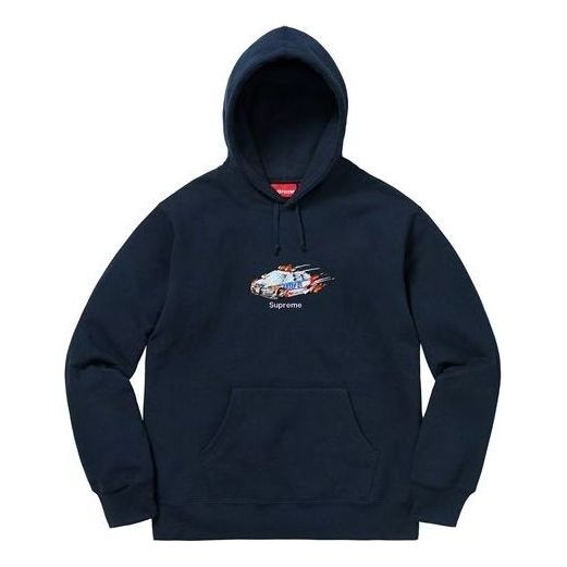 Supreme Cop Car Hooded Sweatshirt 'Black' SUP-FW19-518 - 1