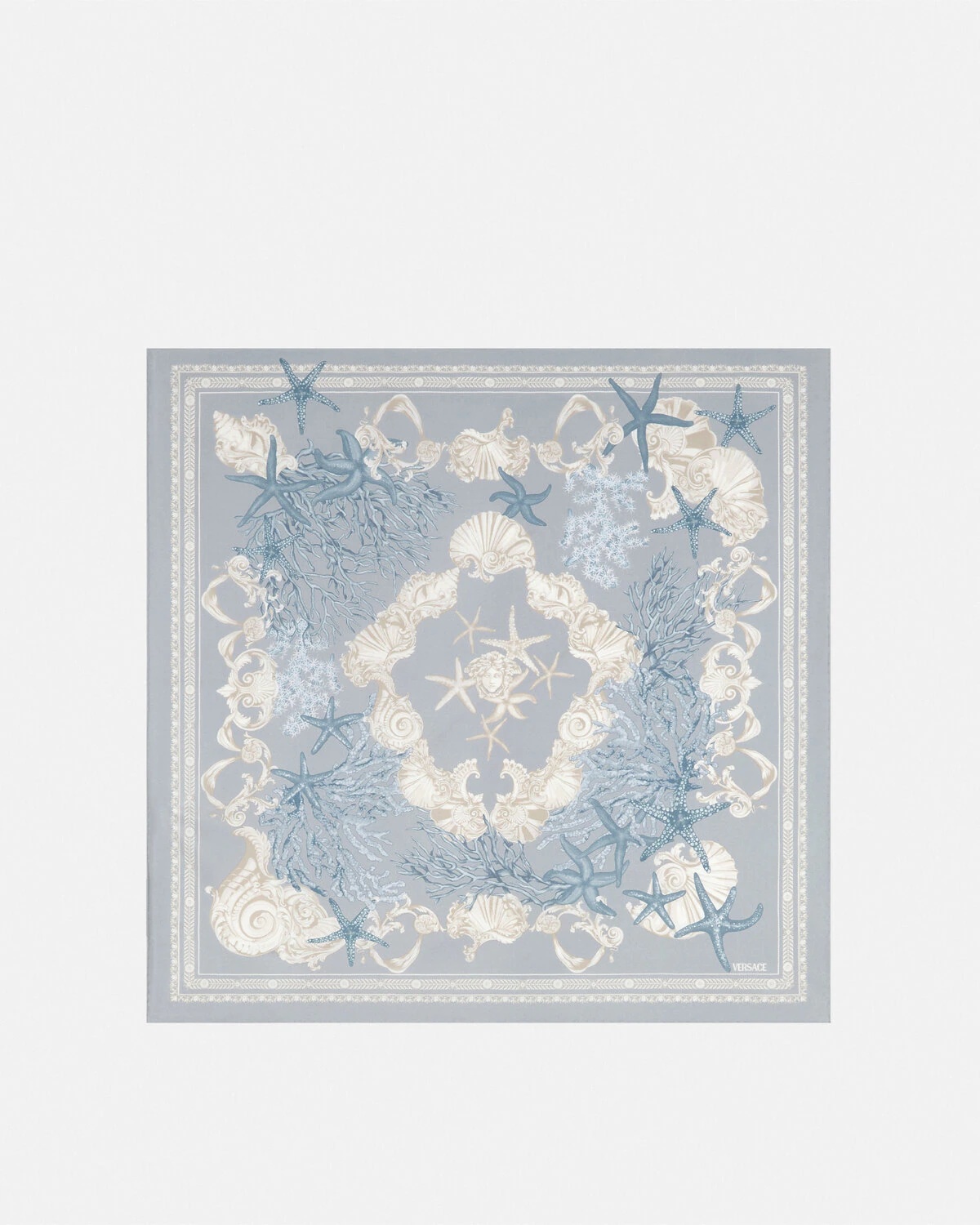 Barocco Sea Silk Foulard 35" - 1