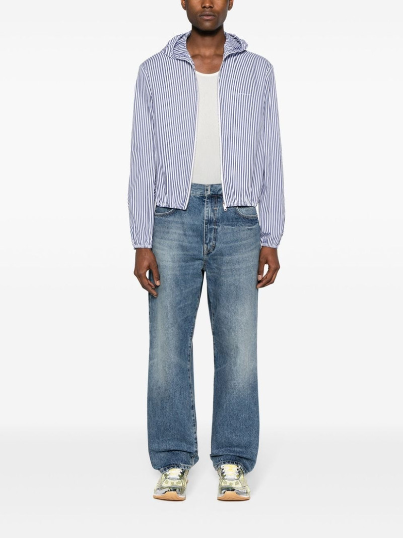 Givenchy striped hooded cotton jacket outlook