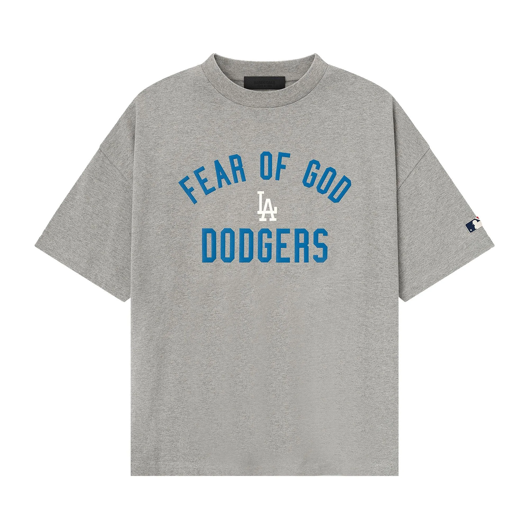 Fear of God Essentials Dodgers 90s Tee 'Concrete Heather' - 1
