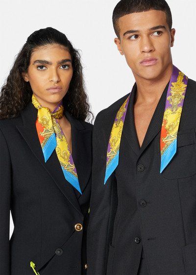 VERSACE Barocco Goddess Silk Scarf Tie outlook