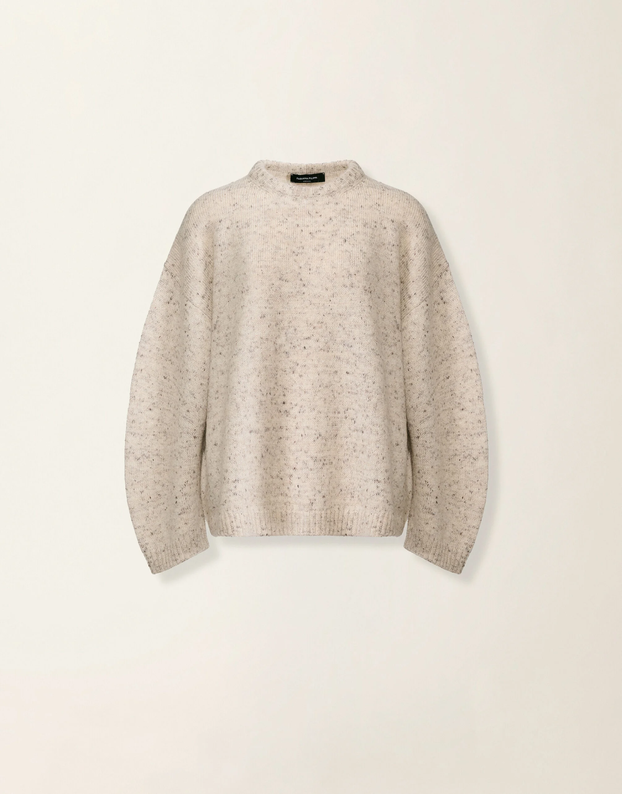 Donegal yarn sweater with lurex - 1