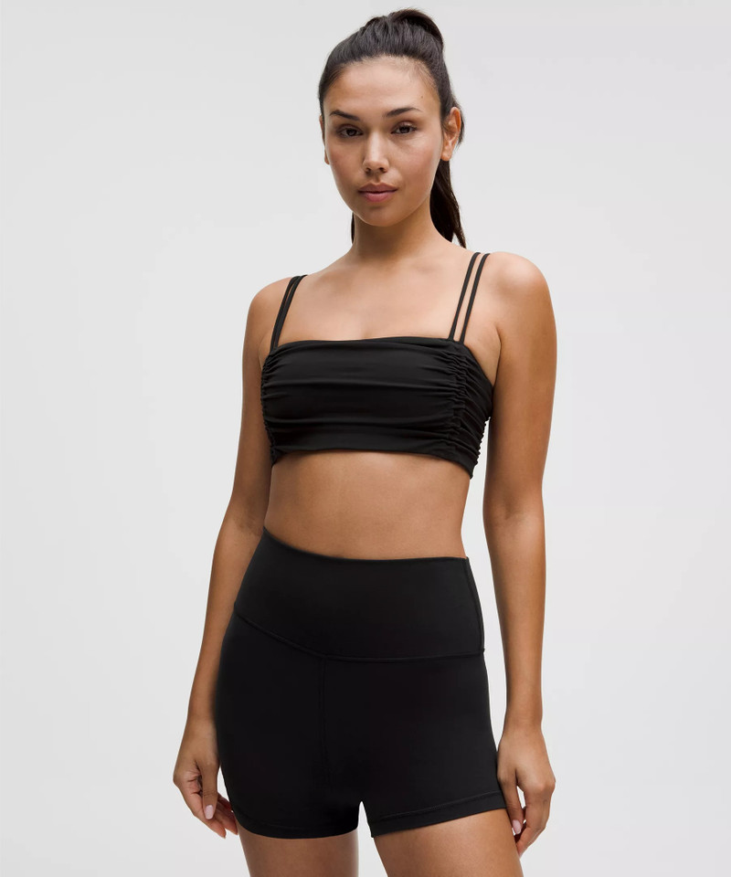 Ruched Yoga Bra Shimmer *Light Support, A/B Cup 1