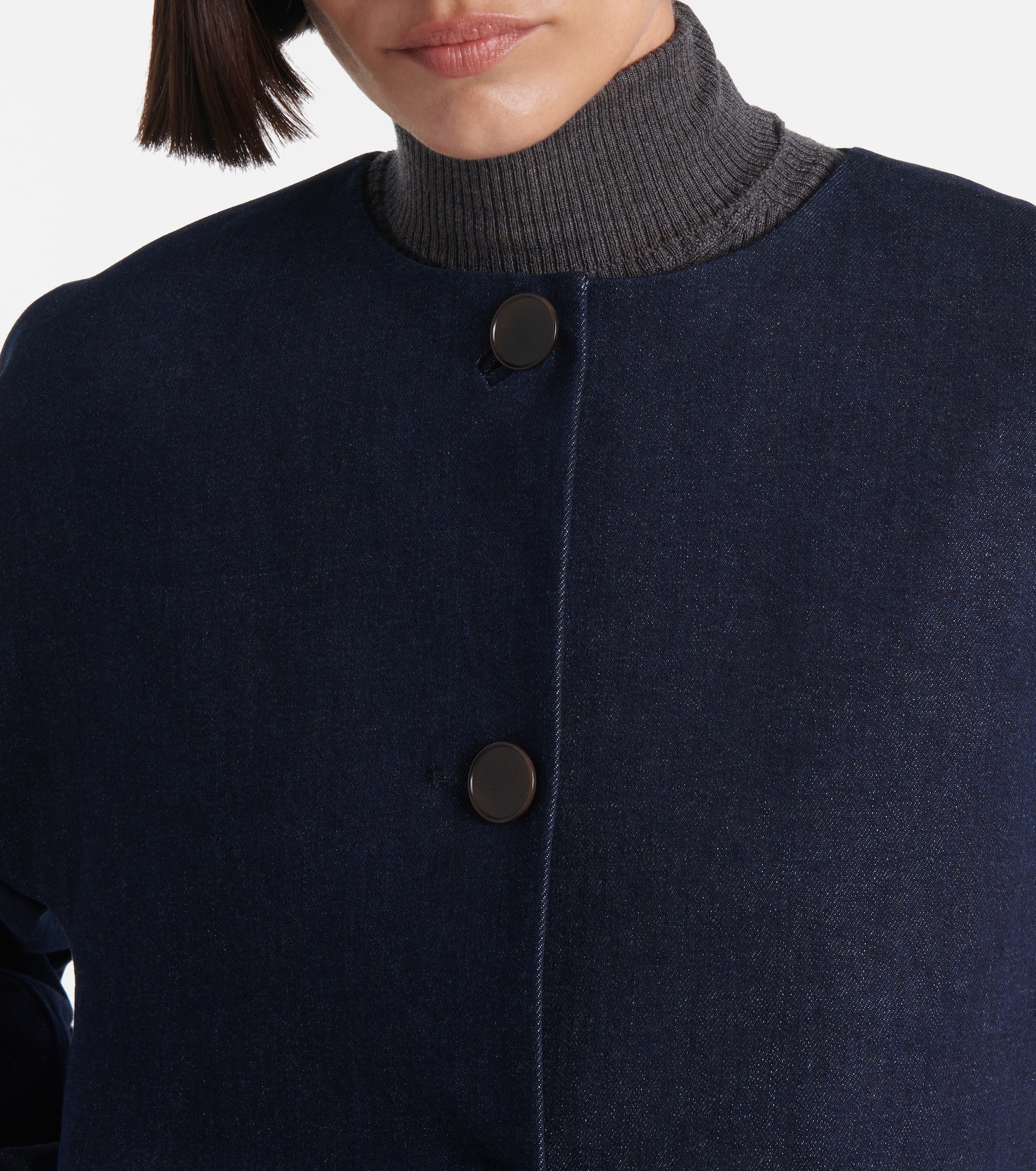 Dev cropped denim jacket - 4