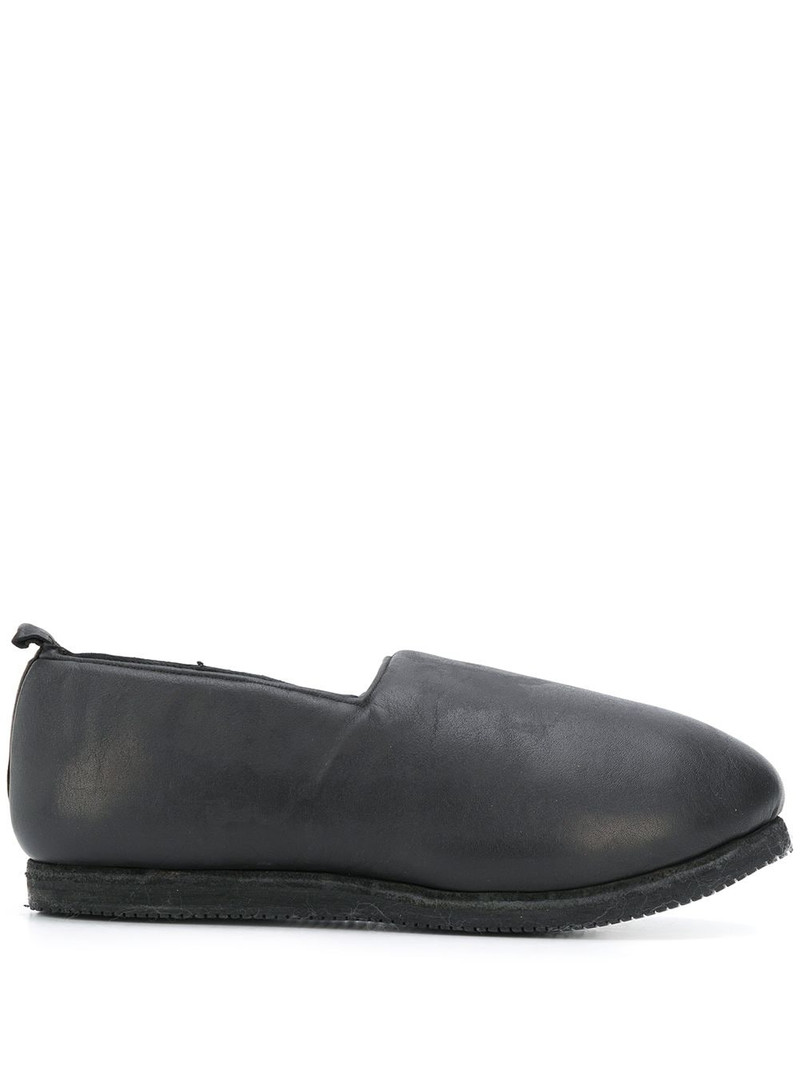 plain chunky-style loafers 1