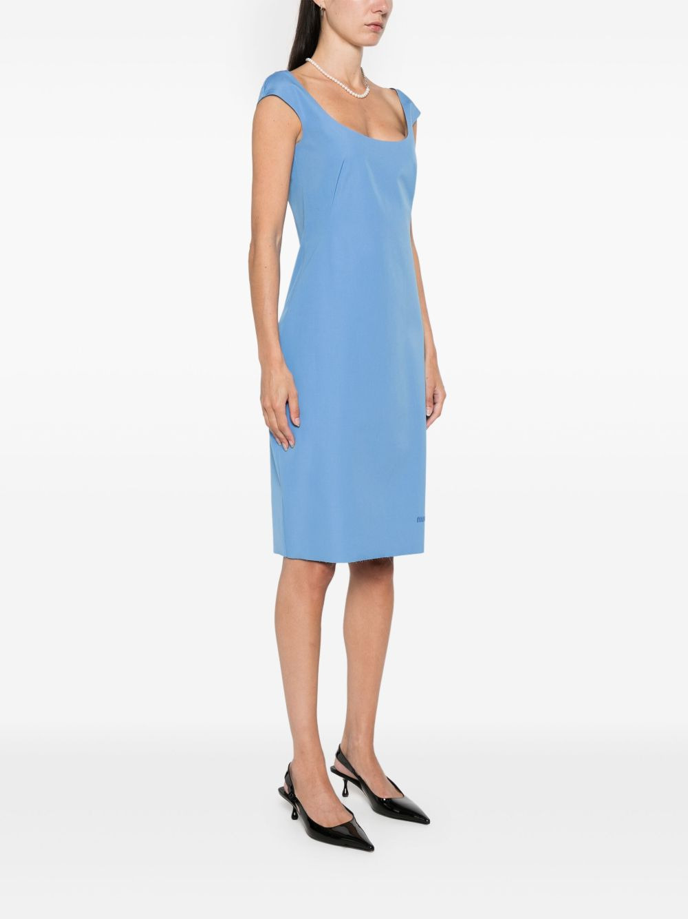 poplin mini dress - 3