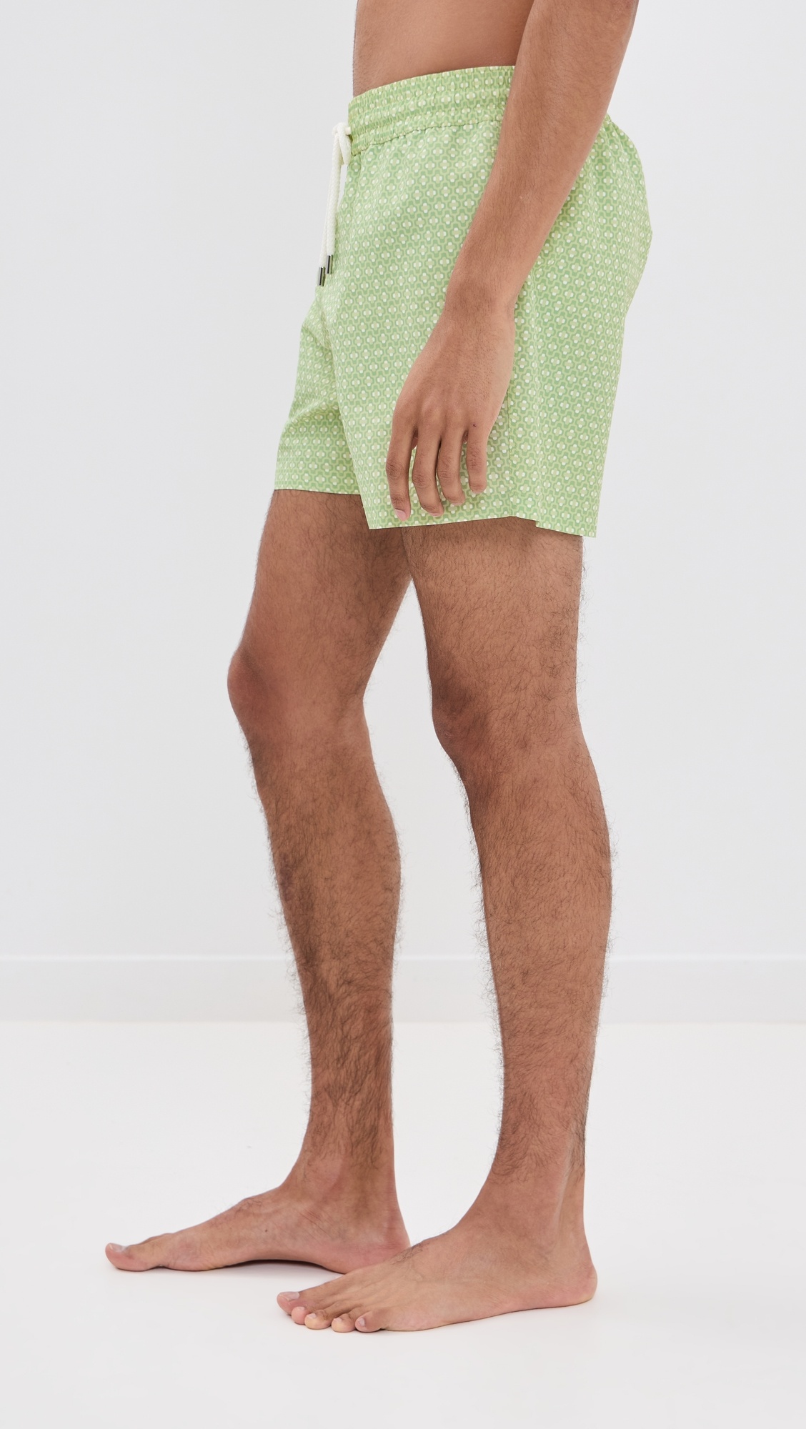 Rio Swim Shorts Ipanema Micro Print 4" - 3