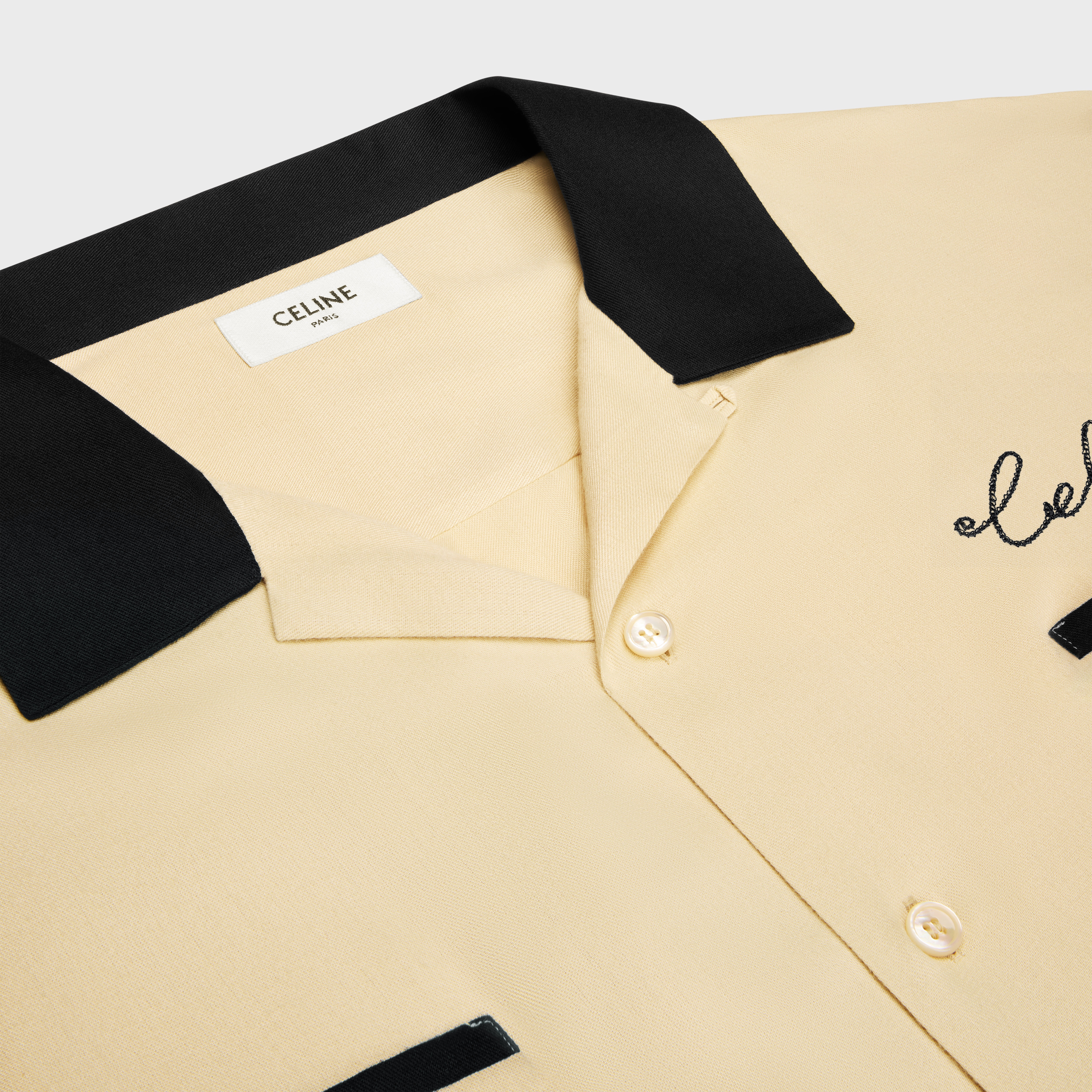 celine rockabilly shirt in viscose - 3