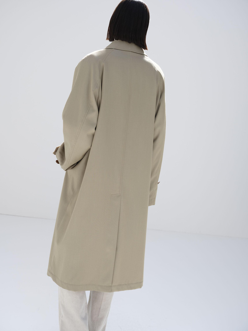 LIGHT WOOL MAX GABARDINE COAT 5