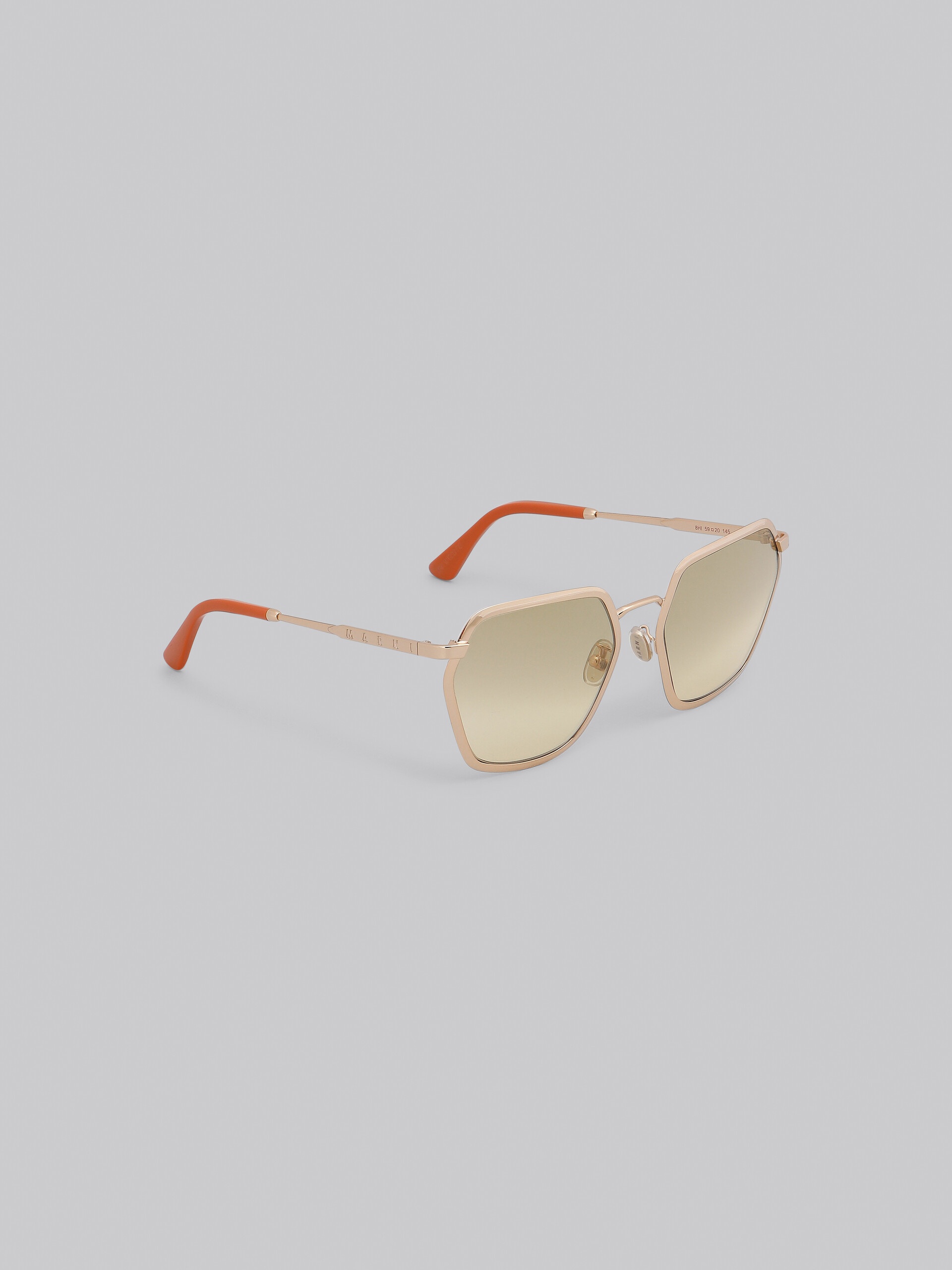 GOLD GREAT NOLLGWA MINE METAL SUNGLASSES - 2