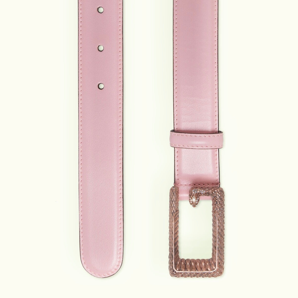 Gucci Square G Snake Buckle Belt - 2