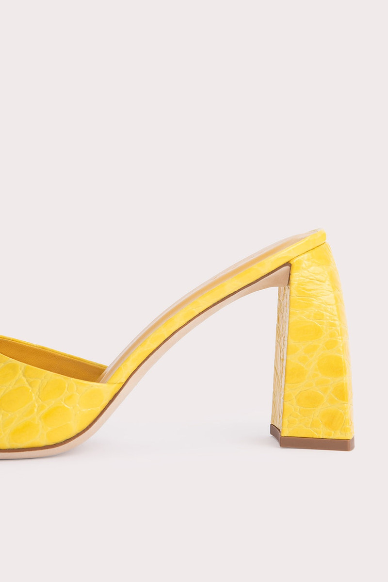 Michele Duckling Circular Croco Embossed Leather 6