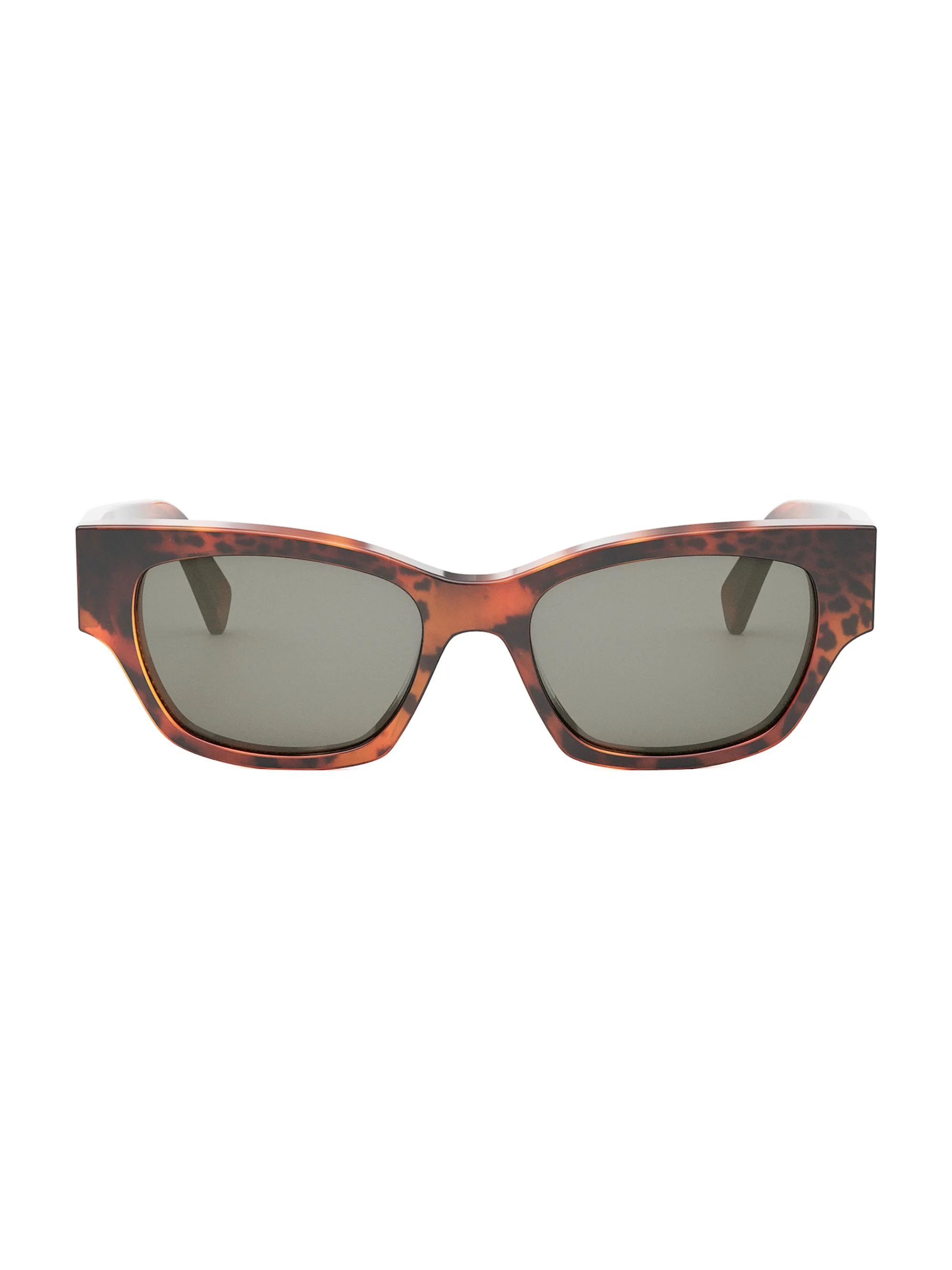 Women's Monochroms 54mm Cat-Eye Sunglasses - Orange Animal Print Smoke - 1