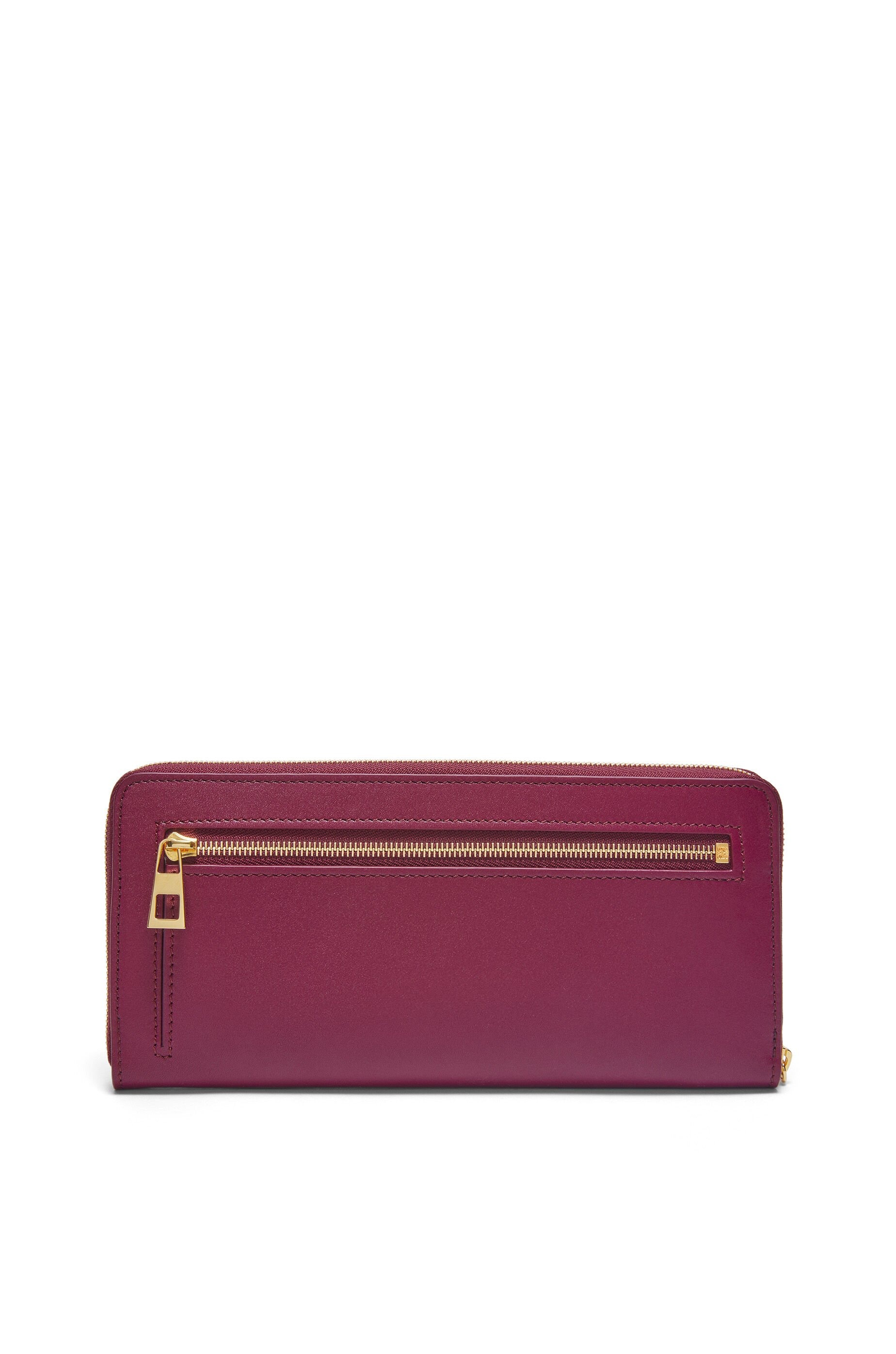 Knot zip around wallet in shiny nappa calfskin - 3