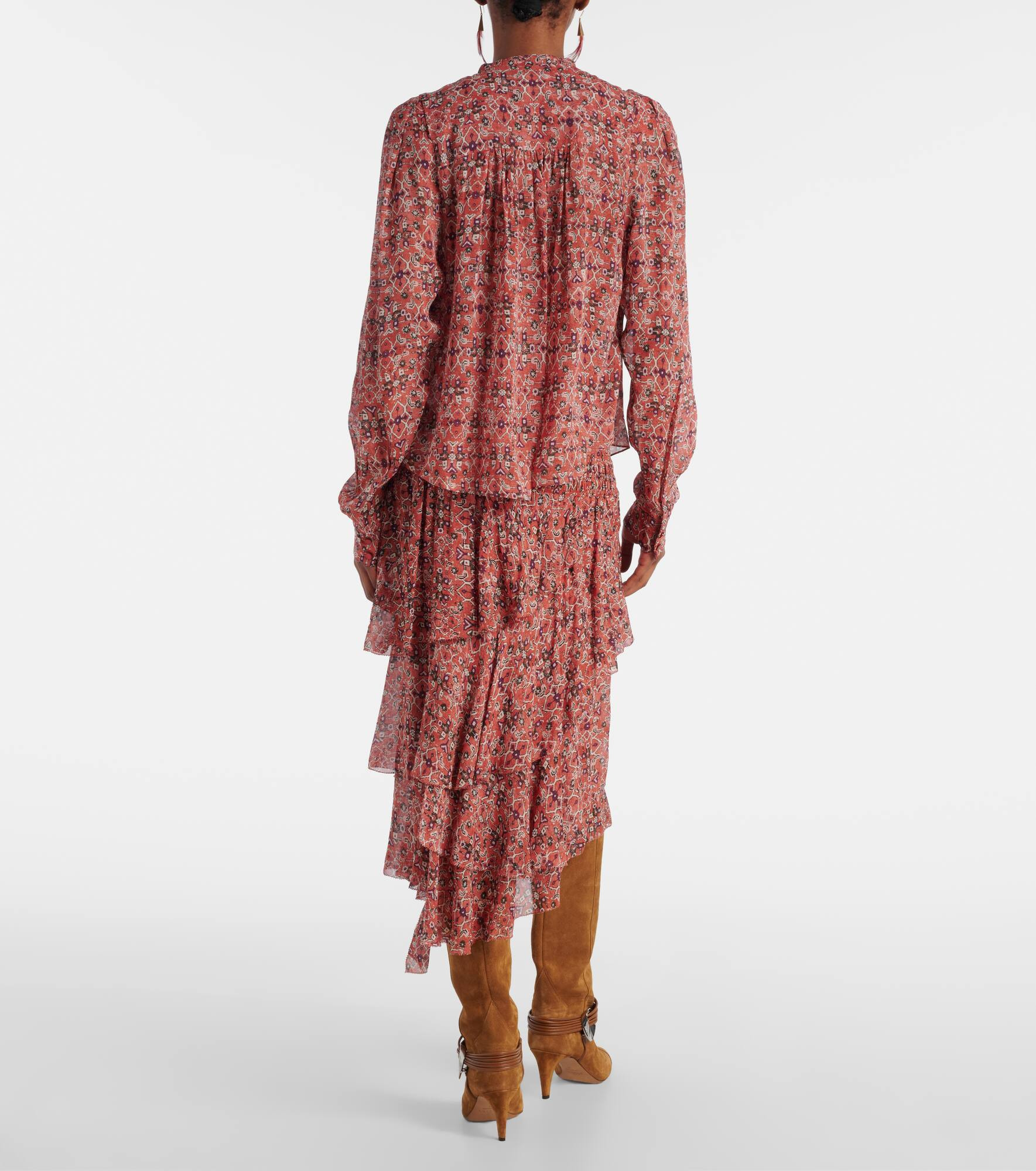 Neolin printed crêpe blouse - 3