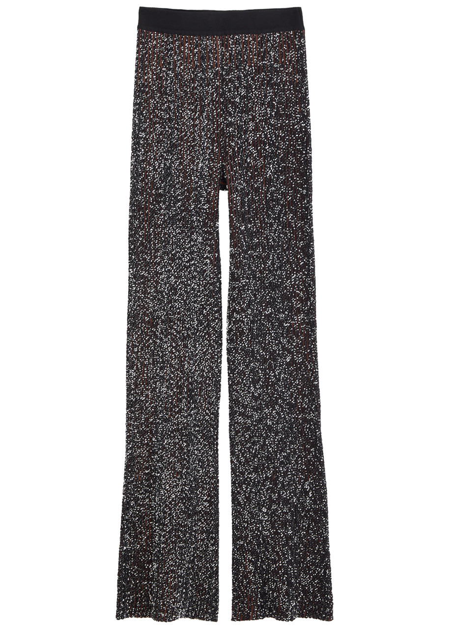 Missoni Striped Sequin-embellished Knitted Trousers - 1