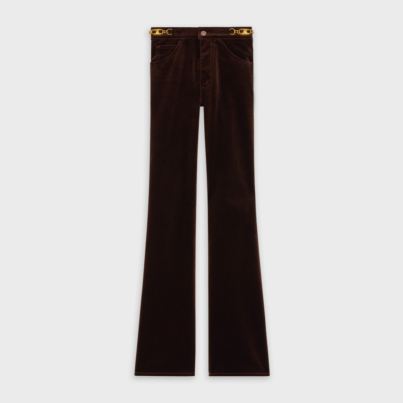 DYLAN FLARED JEANS IN VELVET 1