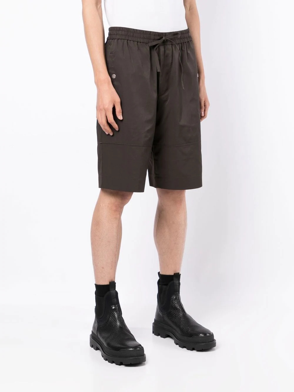 drawstring-fastening shorts - 3