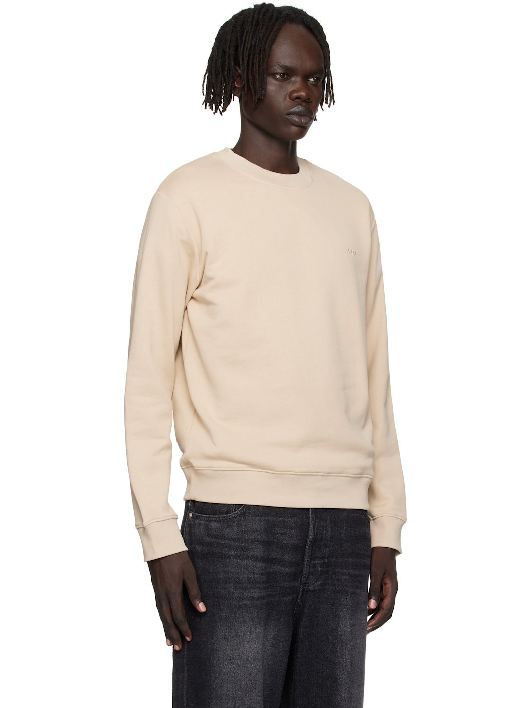 Beige Standard 'A.P.C.' Brodé Sweatshirt - 2