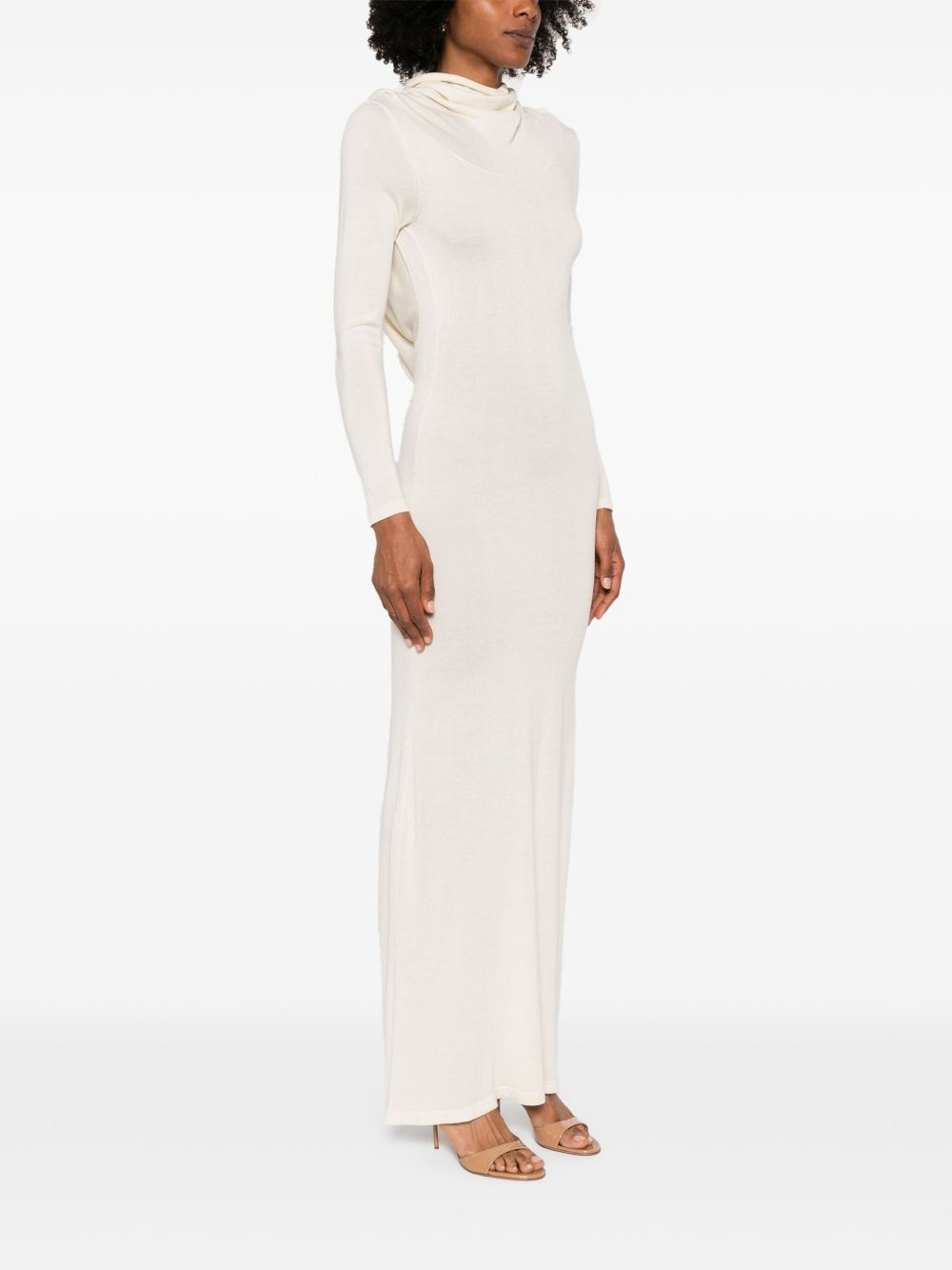fine-knitted maxi dress - 3