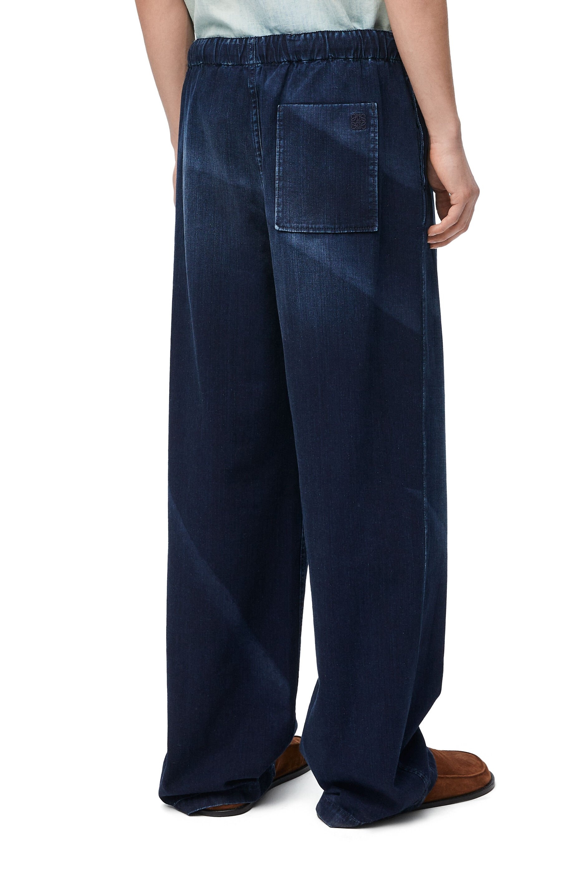 Drawstring jeans in denim - 4