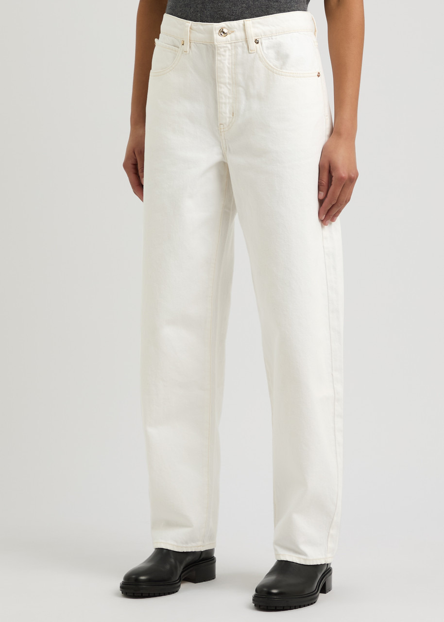 Frame Low Slung Barrel-leg Jeans - 2