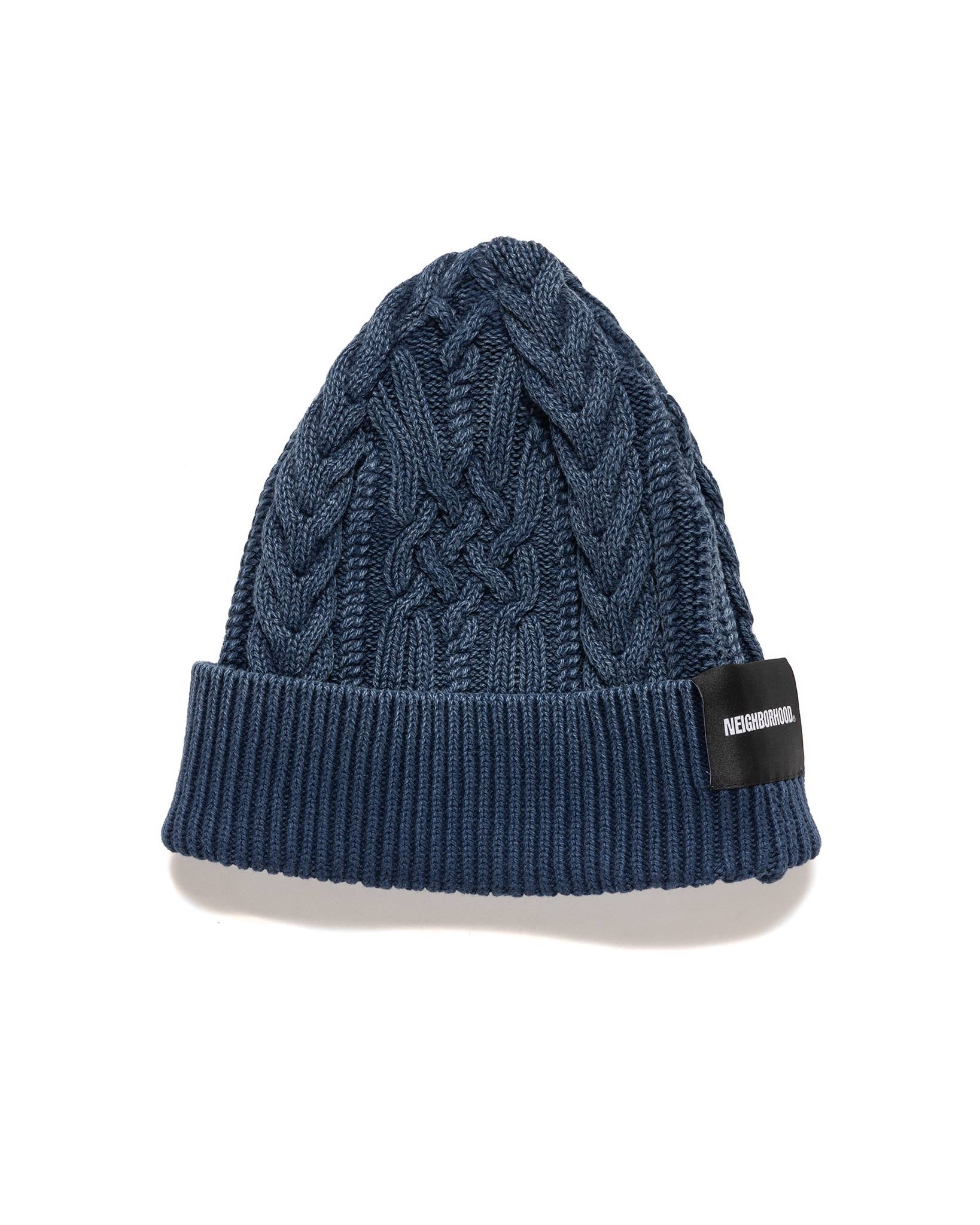 帽子 NEIGHBORHOOD Washed Cable Beanie Olive Neighborhood Washed Cable Beanie Olive Drab - Neighborhood