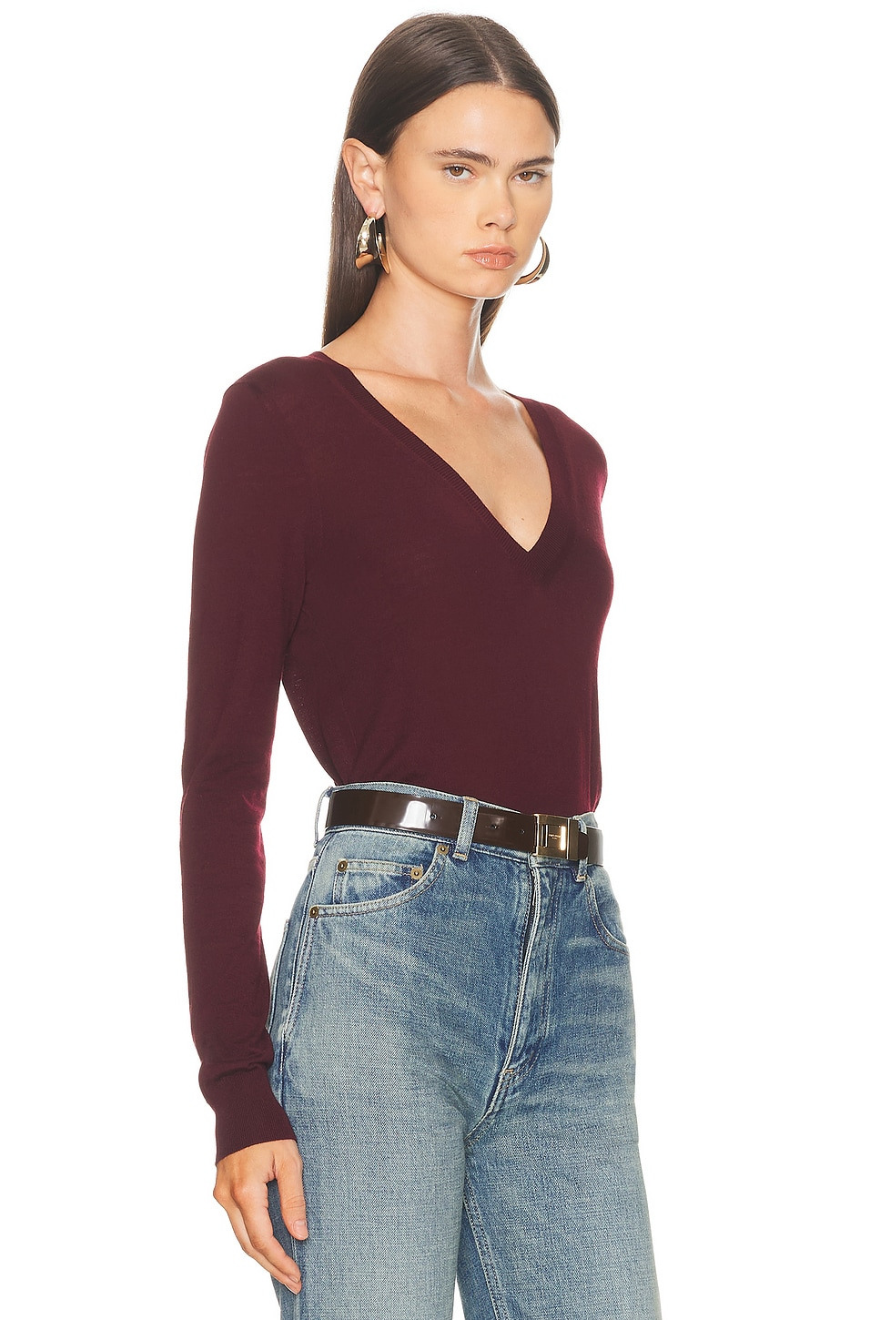 V-Neck Sweater - 2