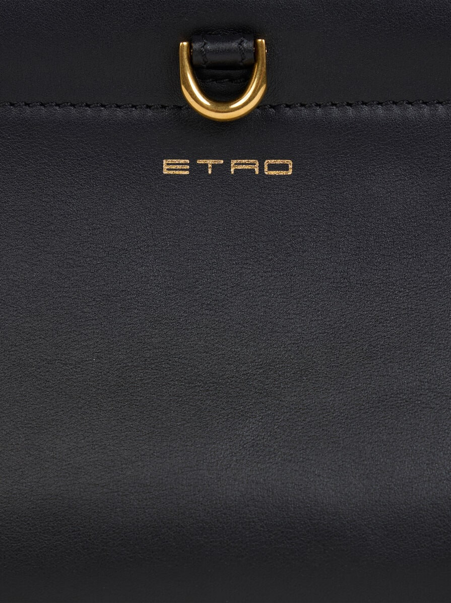 MINI LEATHER CLUTCH TALK - 6