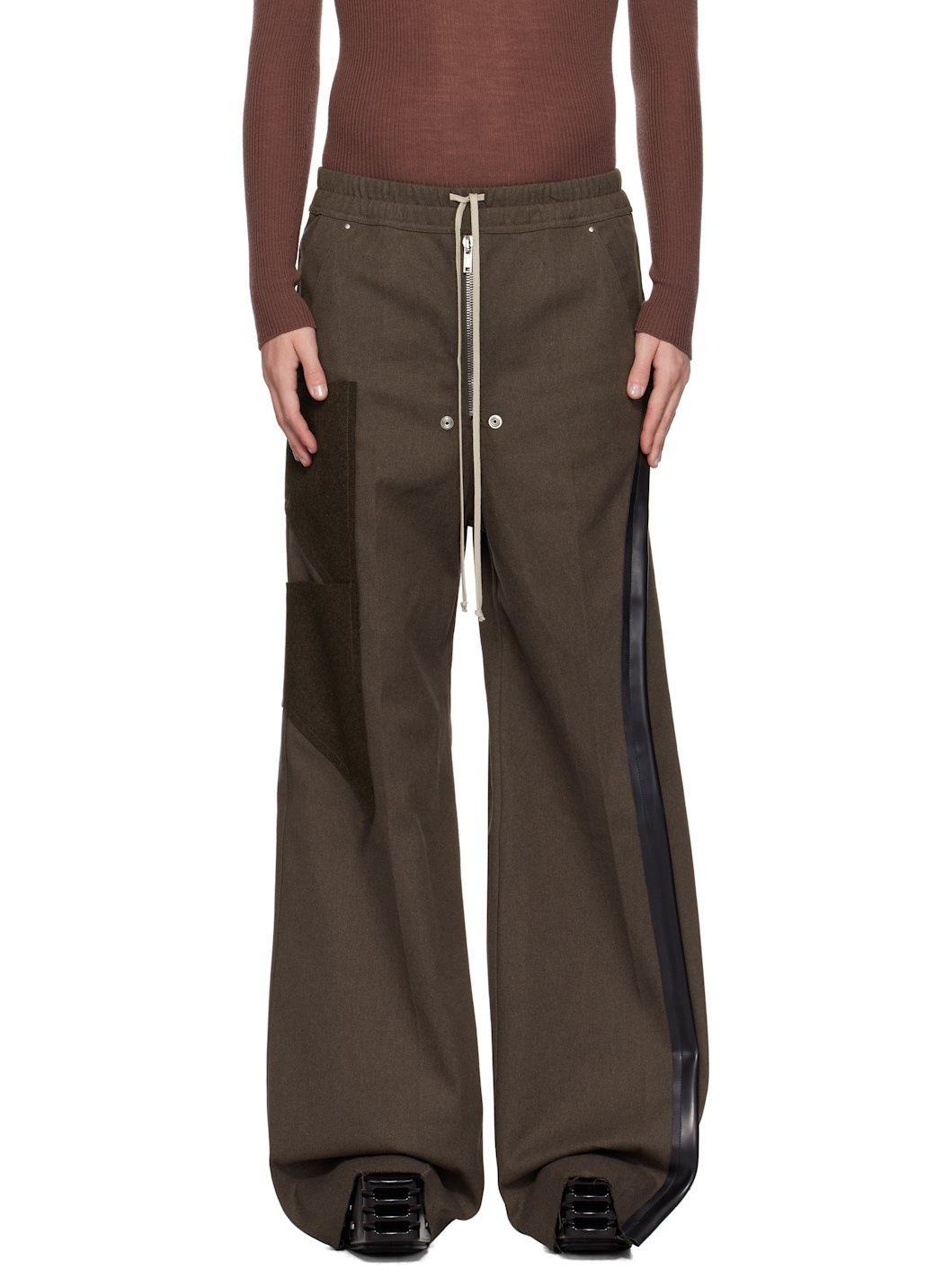 Brown Porterville Wide Bela Jeans - 1