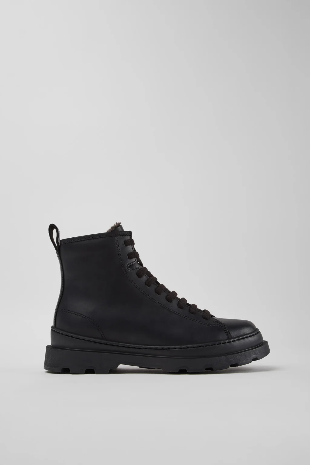 Brutus+ Black Leather Ankle Boots for Women. - 1