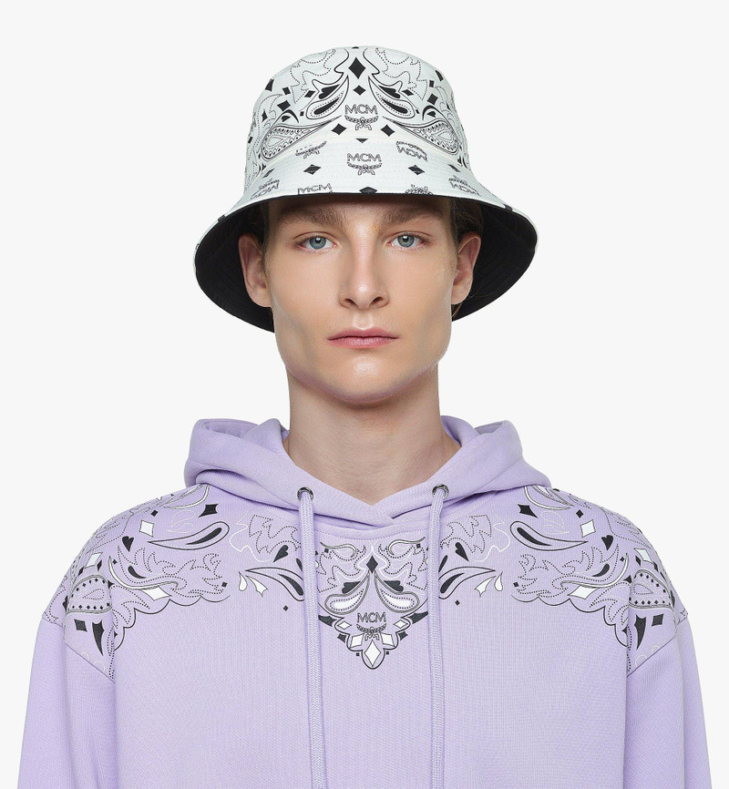 Reversible Bandana Monogram Bucket Hat 6