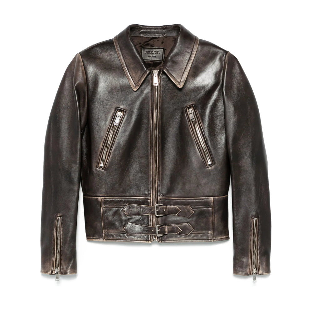 Prada Brown Jackets - Leather Jackets Women - 1