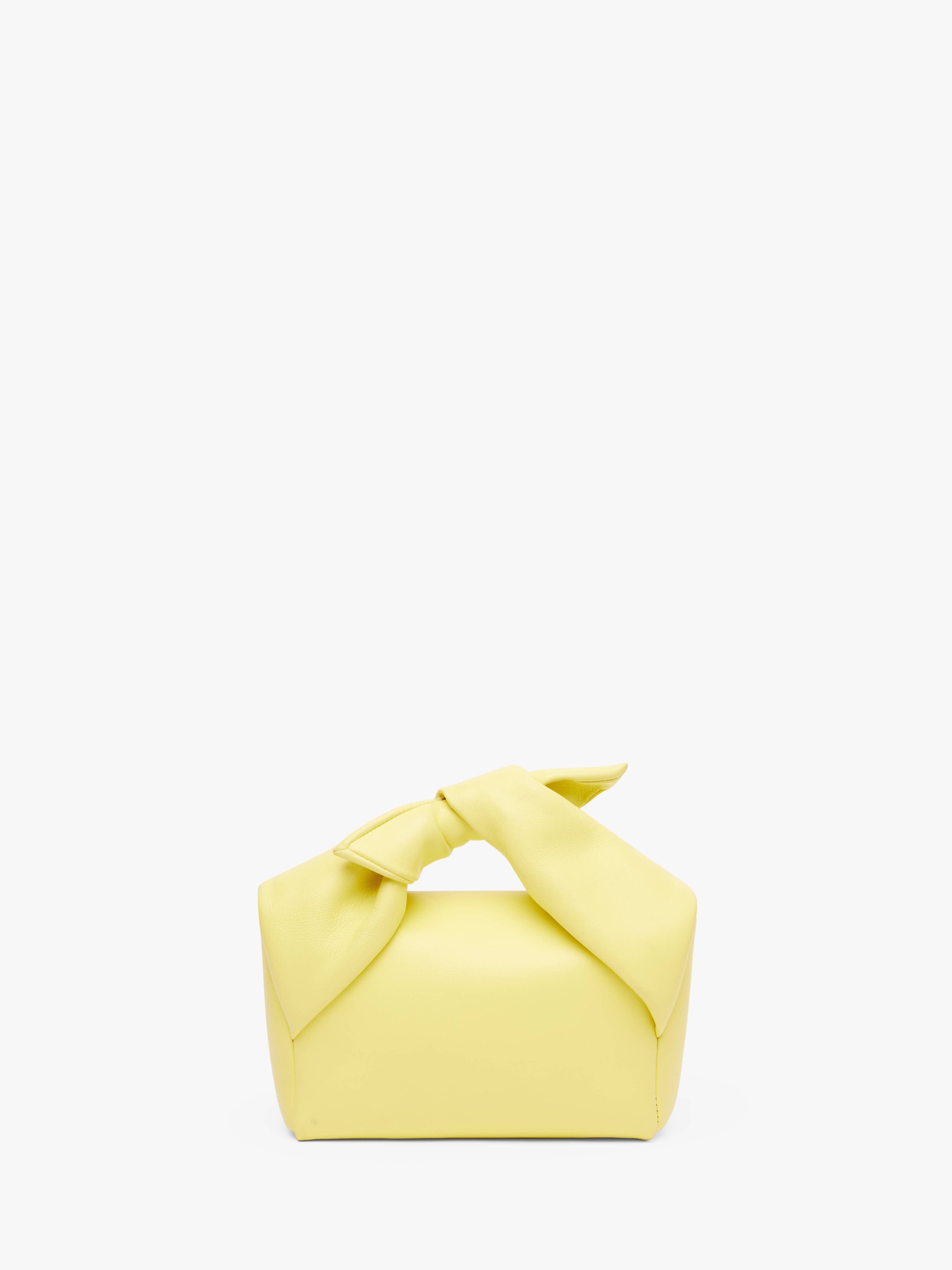 MEDIUM BOW TWISTER - LEATHER TOP HANDLE BAG - 4