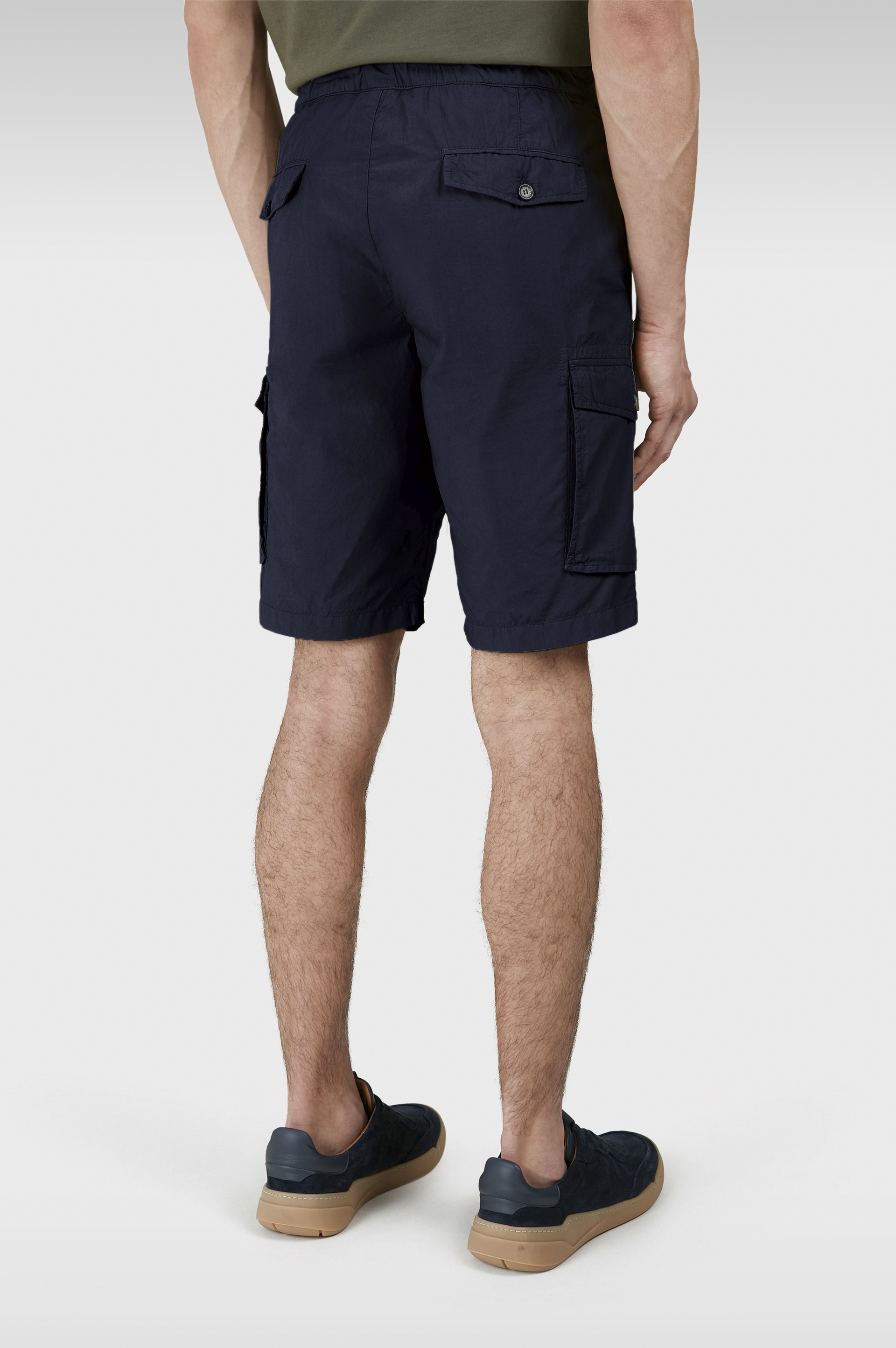 CARGO BERMUDA IN ULTRALIGHT POPLIN COTTON - 3