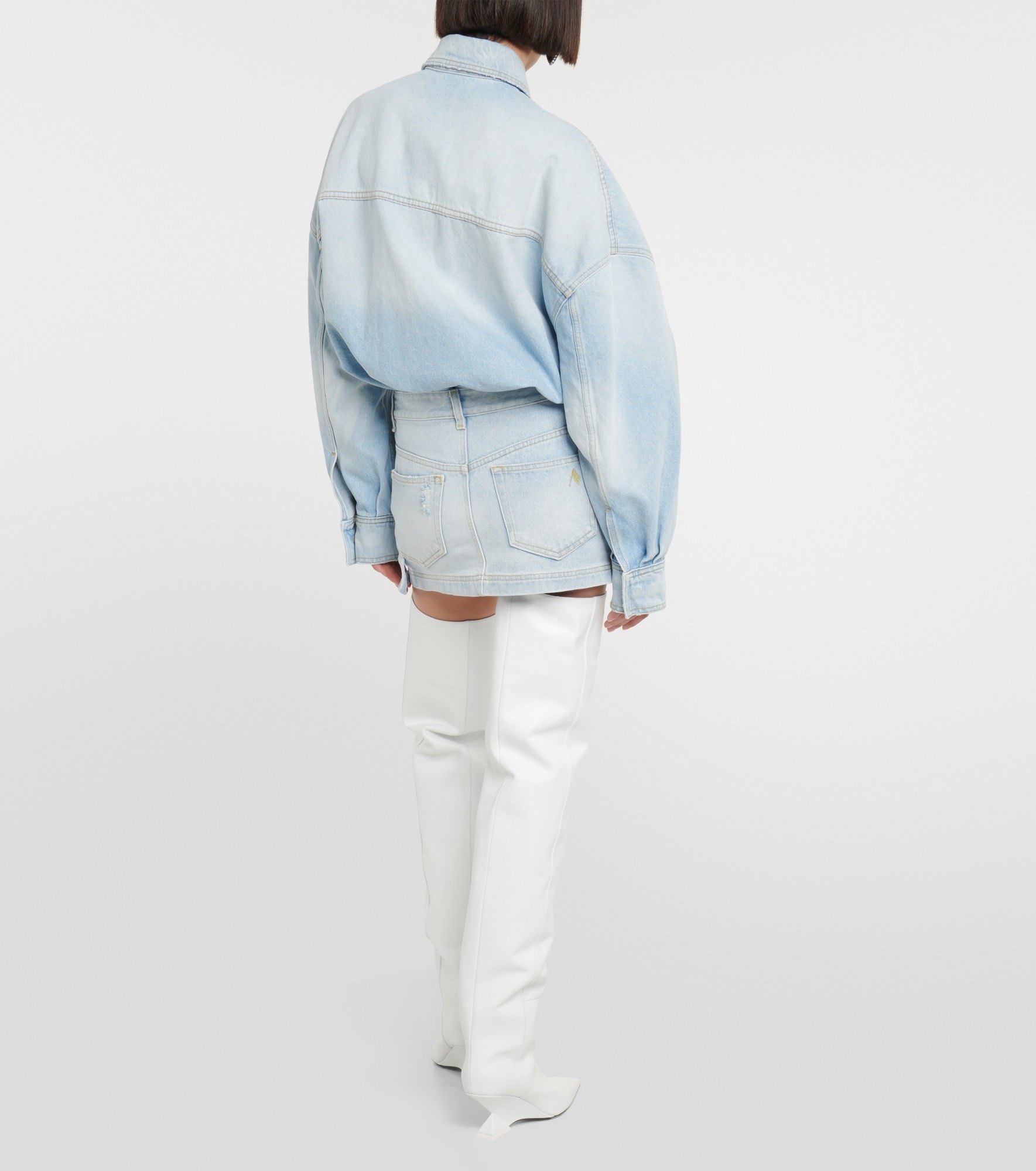 Denim miniskirt - 3