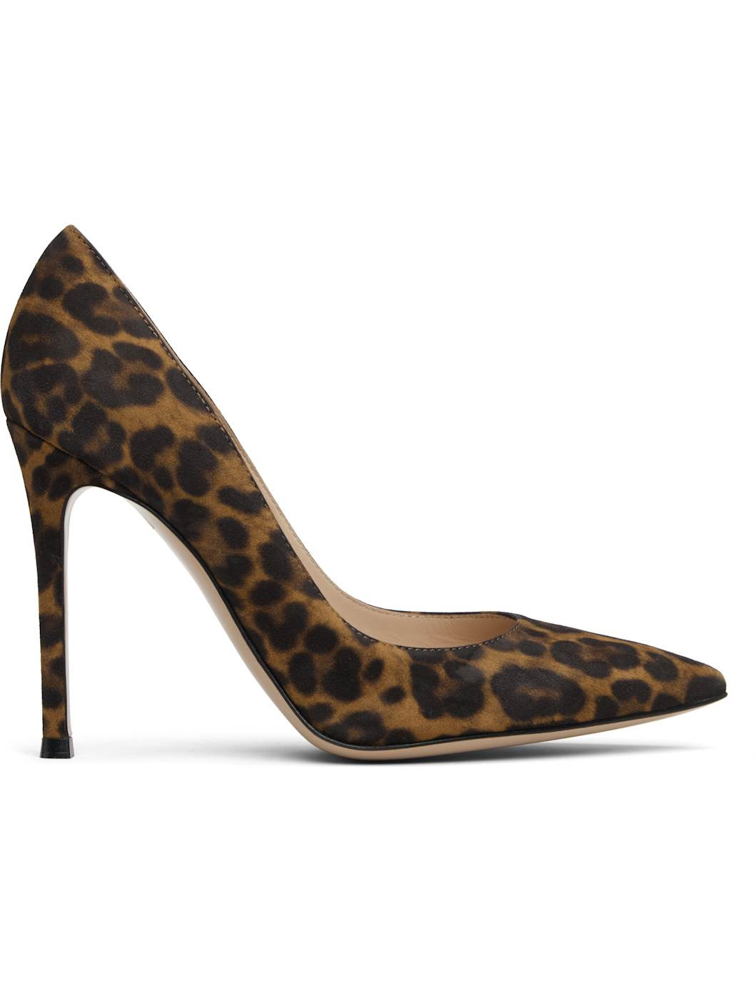 Beige & Brown Gianvito 105 Heels - 1