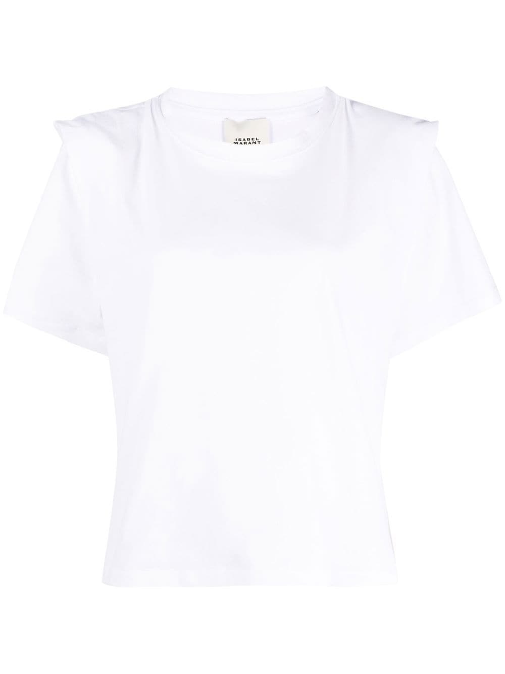 Zelitos pleat-detail T-shirt - 1