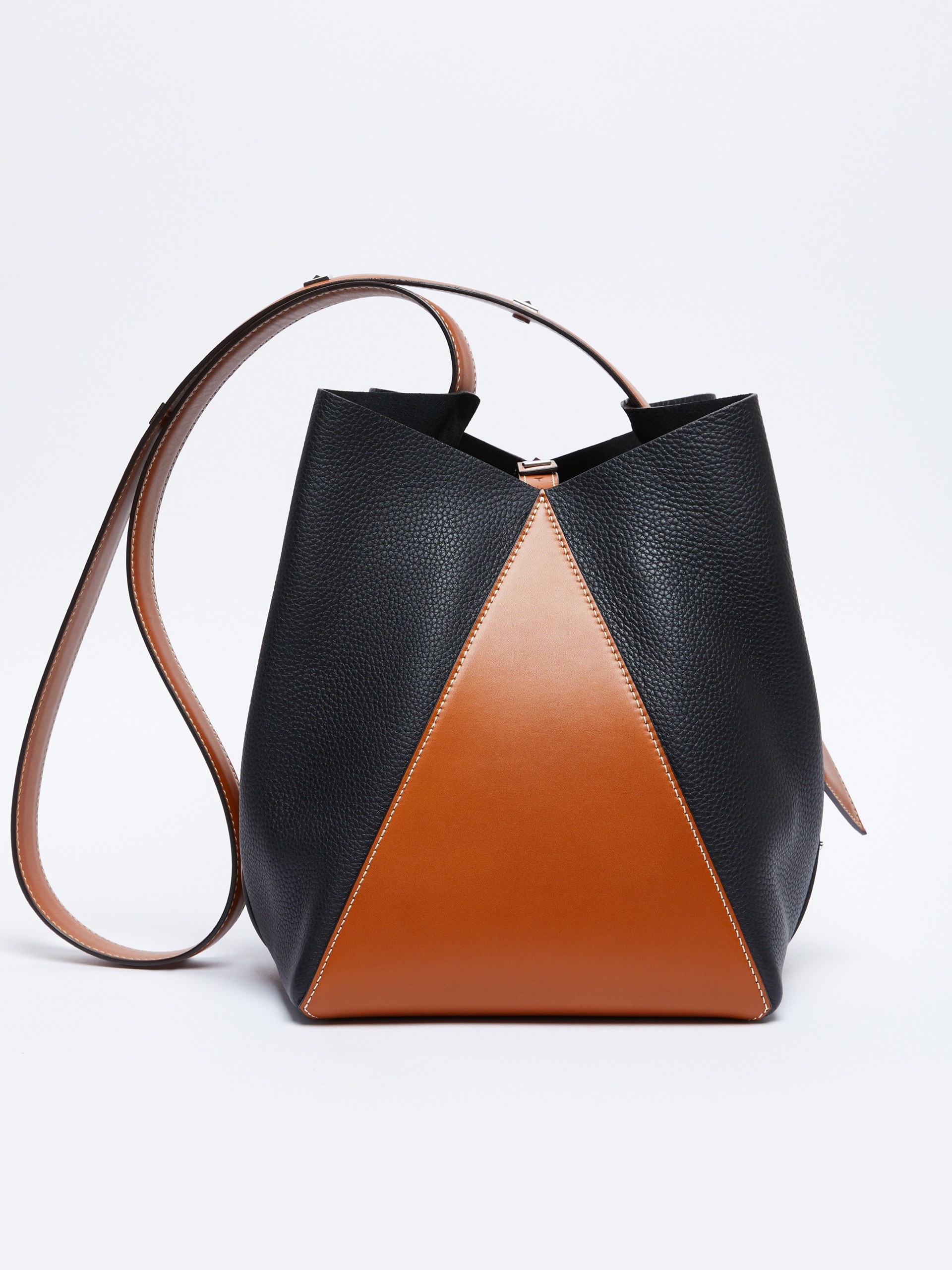 MMBUCKETM Medium bucket bag in deer-print leather - 3