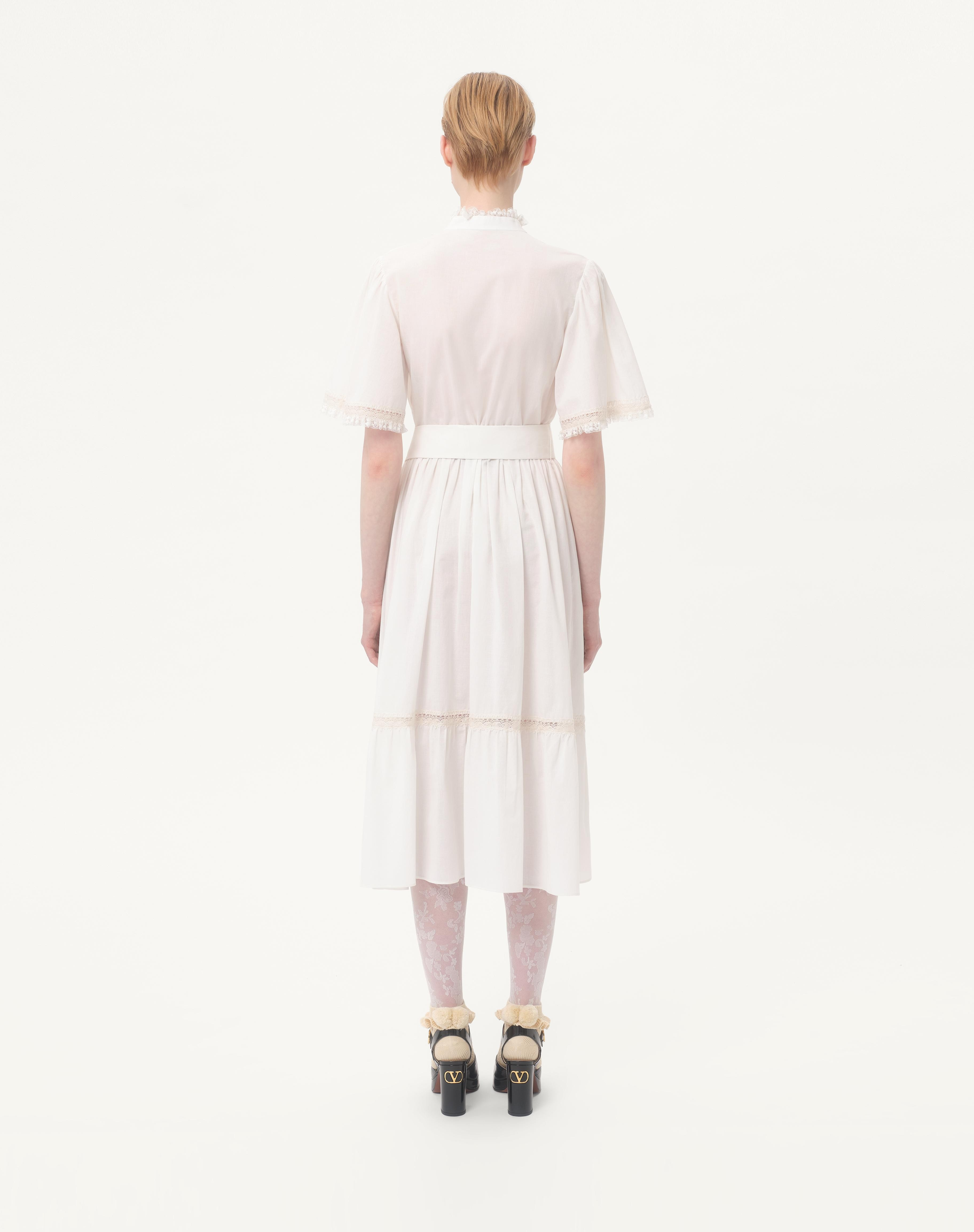 MIDI DRESS IN COTTON MUSLIN - 7