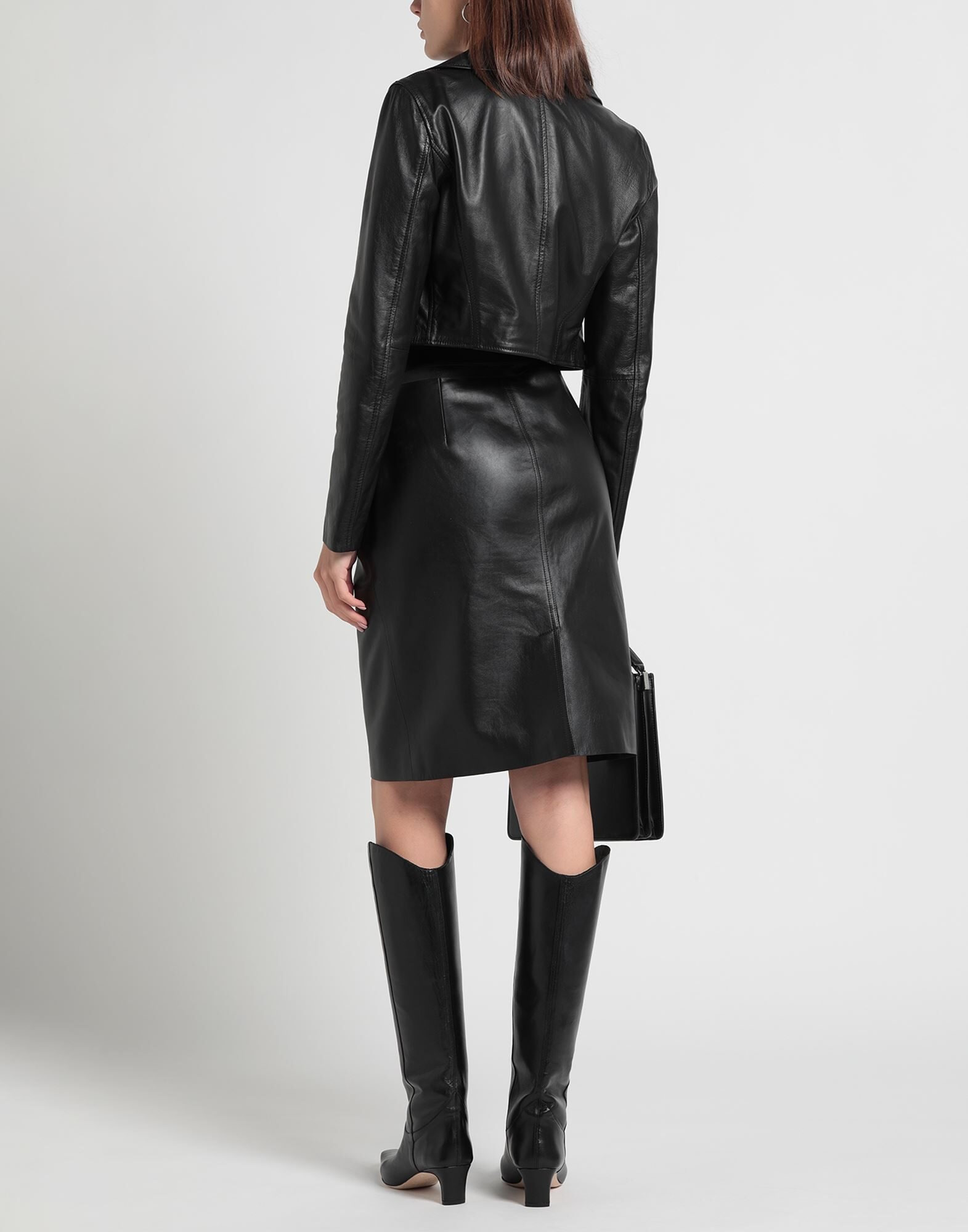 Black Women's Midi Skirt - 4