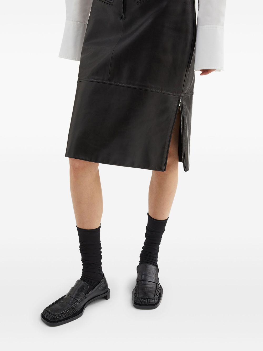 leather loafers - 5
