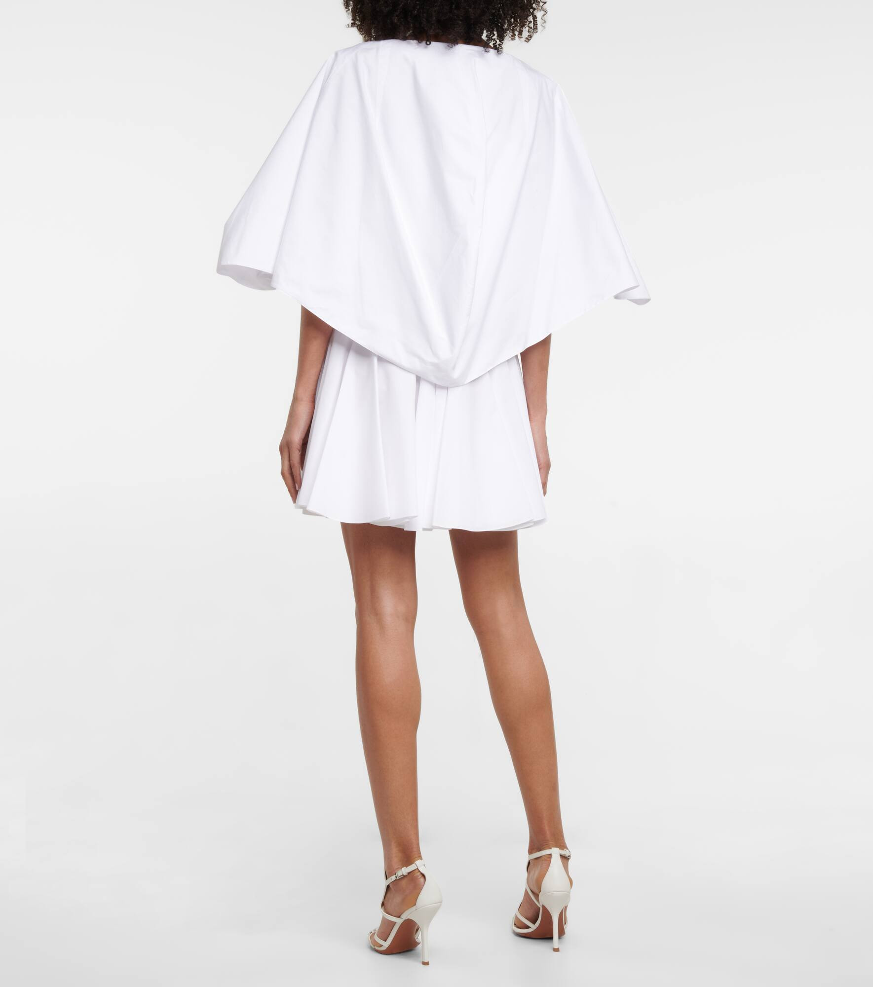High-rise cutout cotton miniskirt - 3