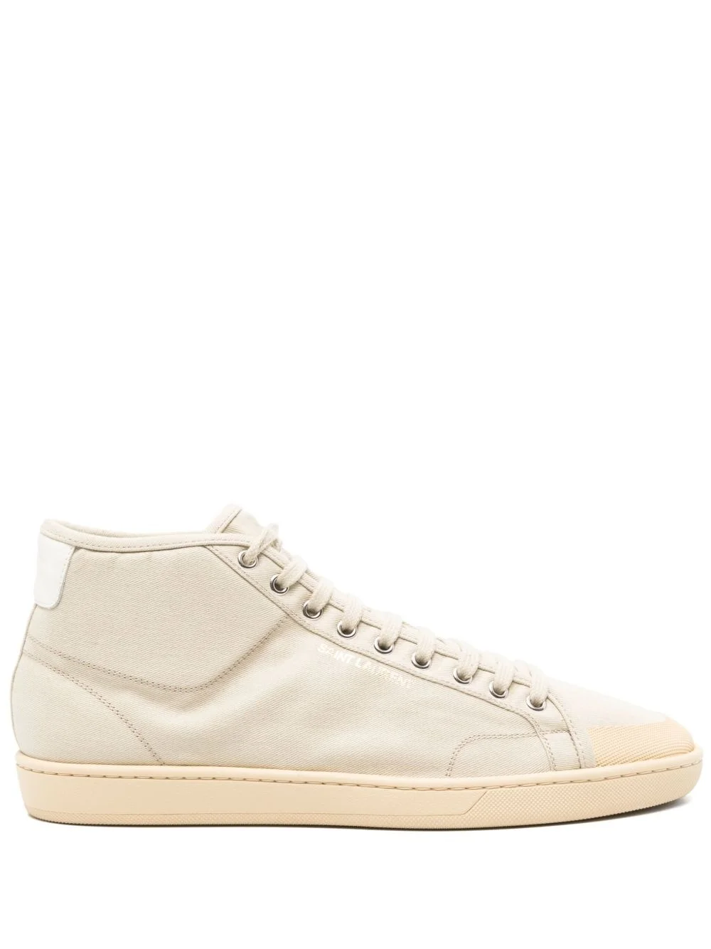 canvas mid-top sneakers - 1