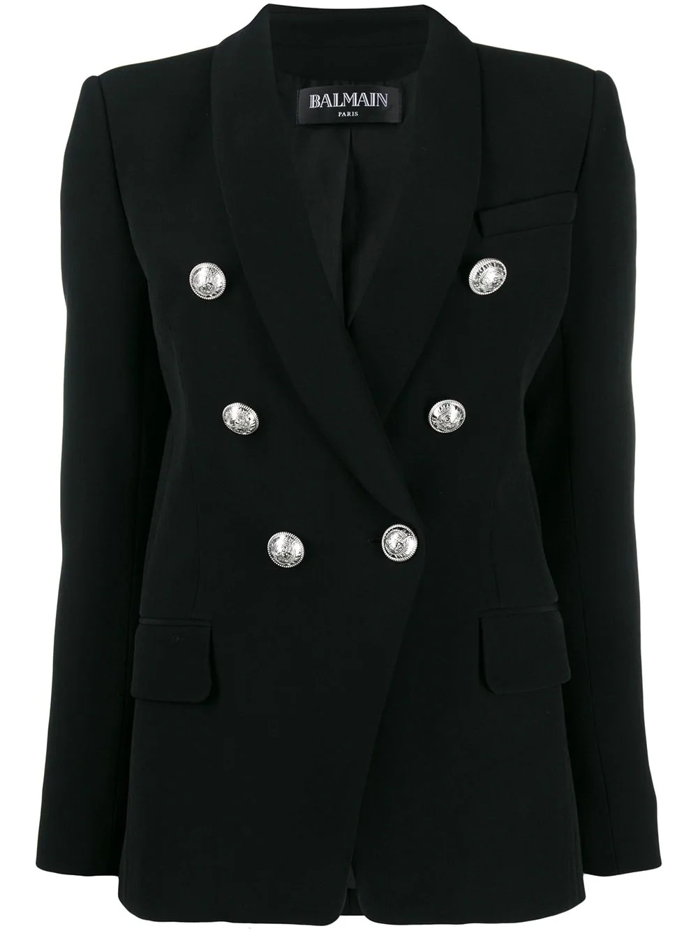 fitted buttoned jacket - 1