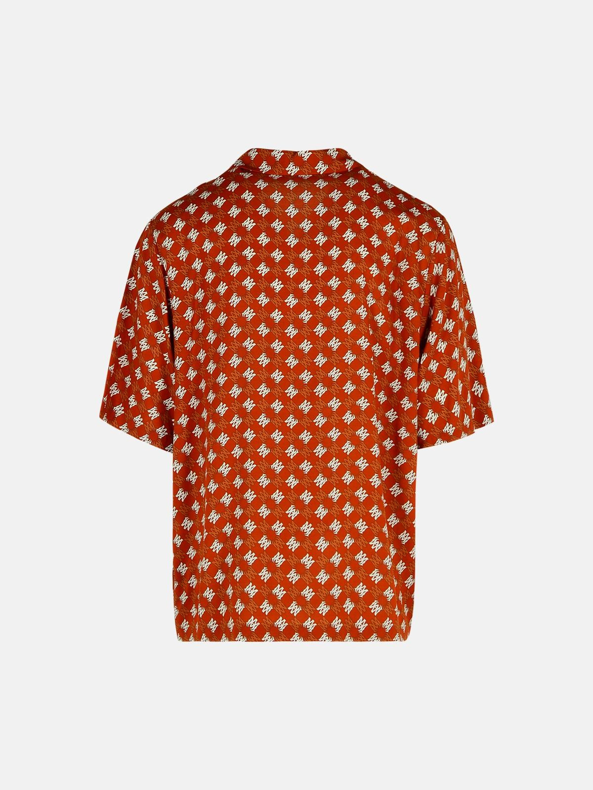 'STARBUS' ORANGE VISCOSE SHIRT - 3