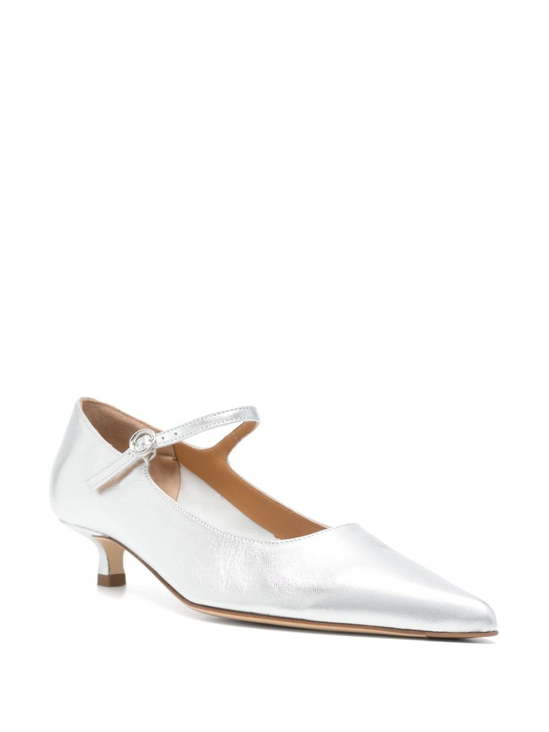 Aeyde 45mm leather pumps outlook