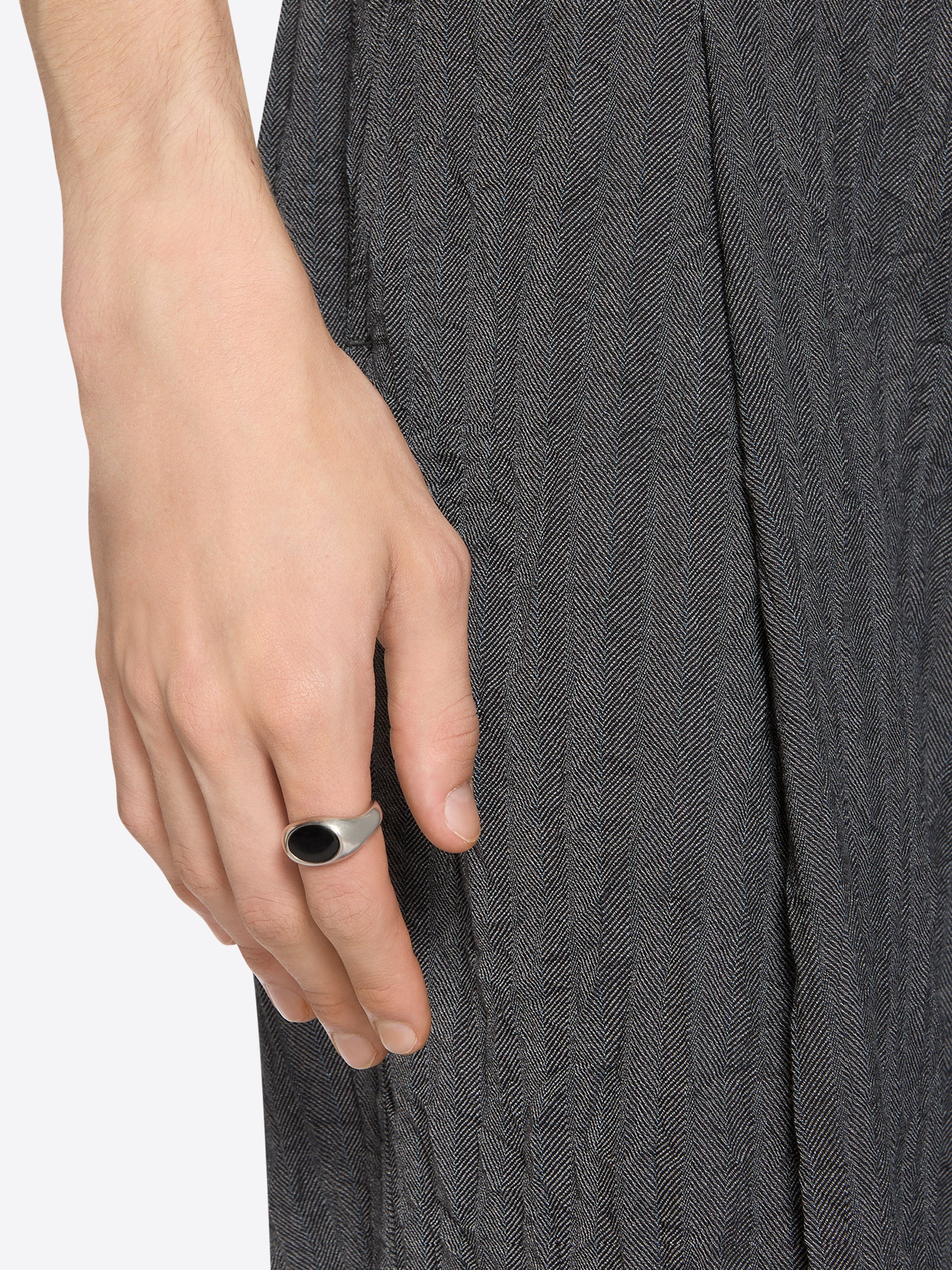 STONE SIGNET RING - 4